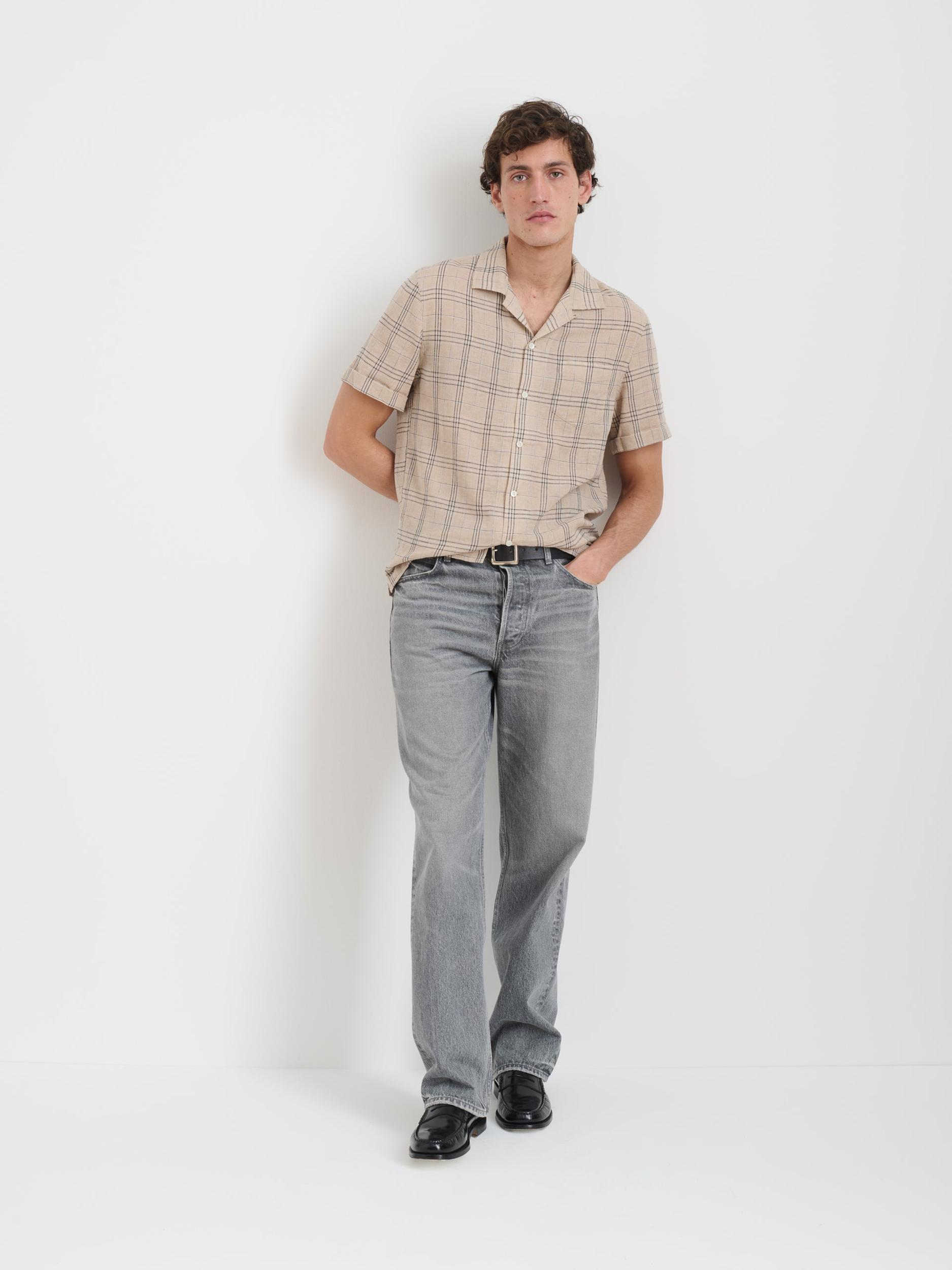 Camp Shirt In Flax Plaid Product Image