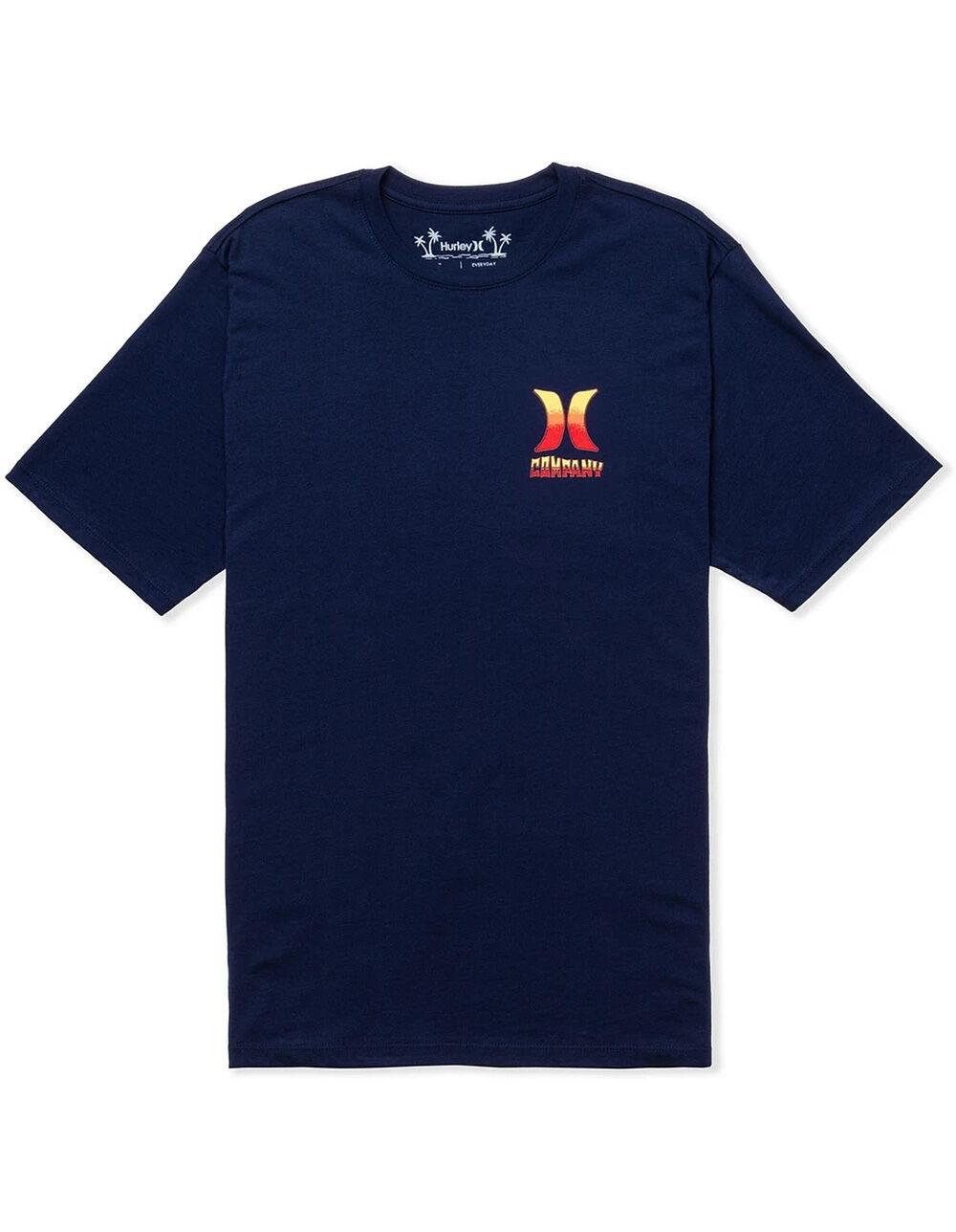 HURLEY Everyday H Flame Mens Tee - NAVY Product Image