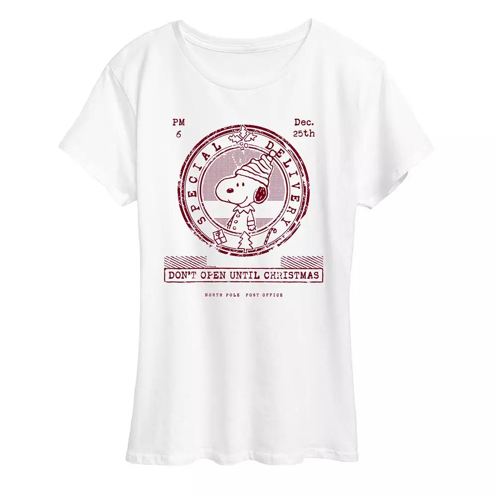 Women's Peanuts Don't Open Until Christmas Graphic Tee,  Product Image