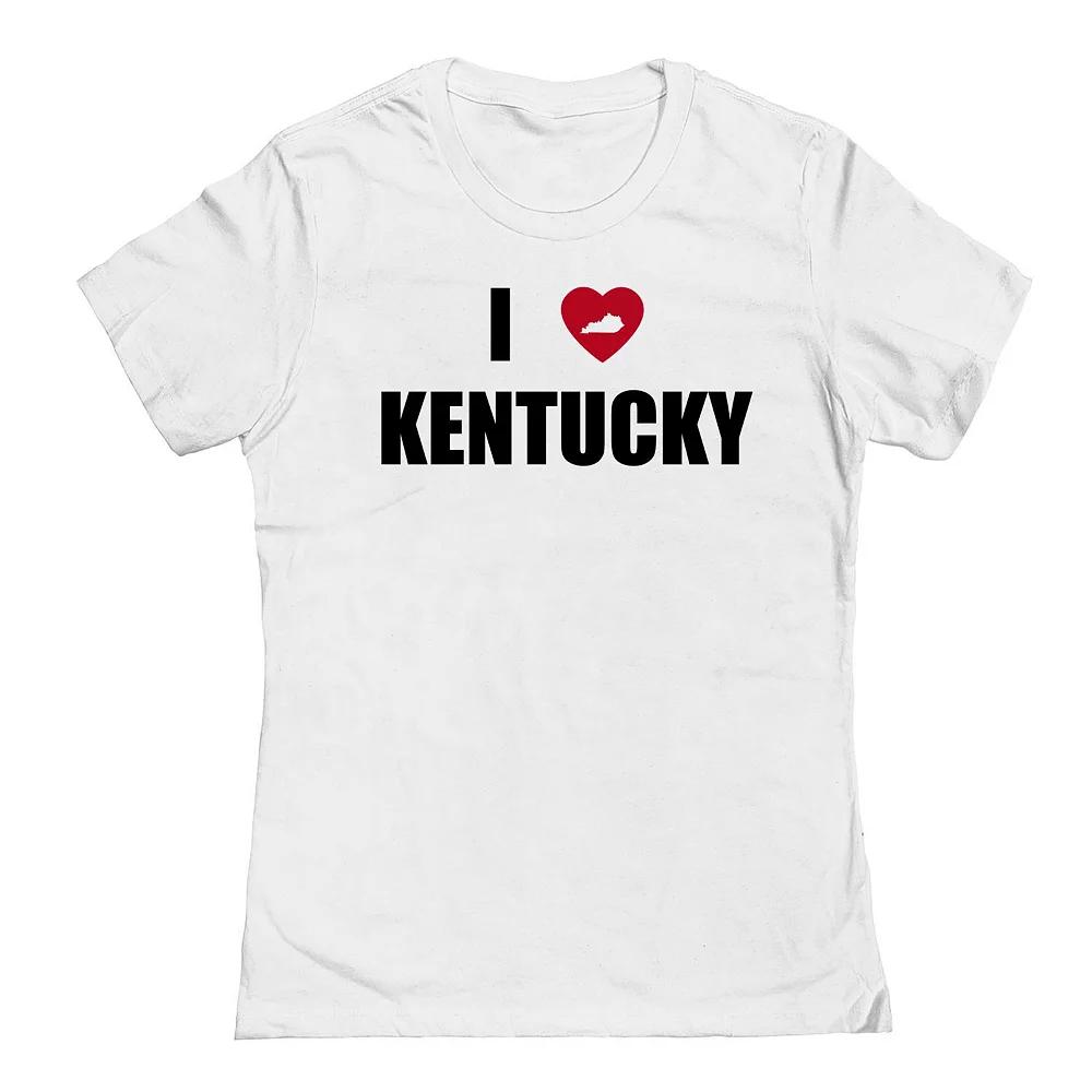 Junior's I Heart Kentucky Graphic Tee, Women's,  Product Image