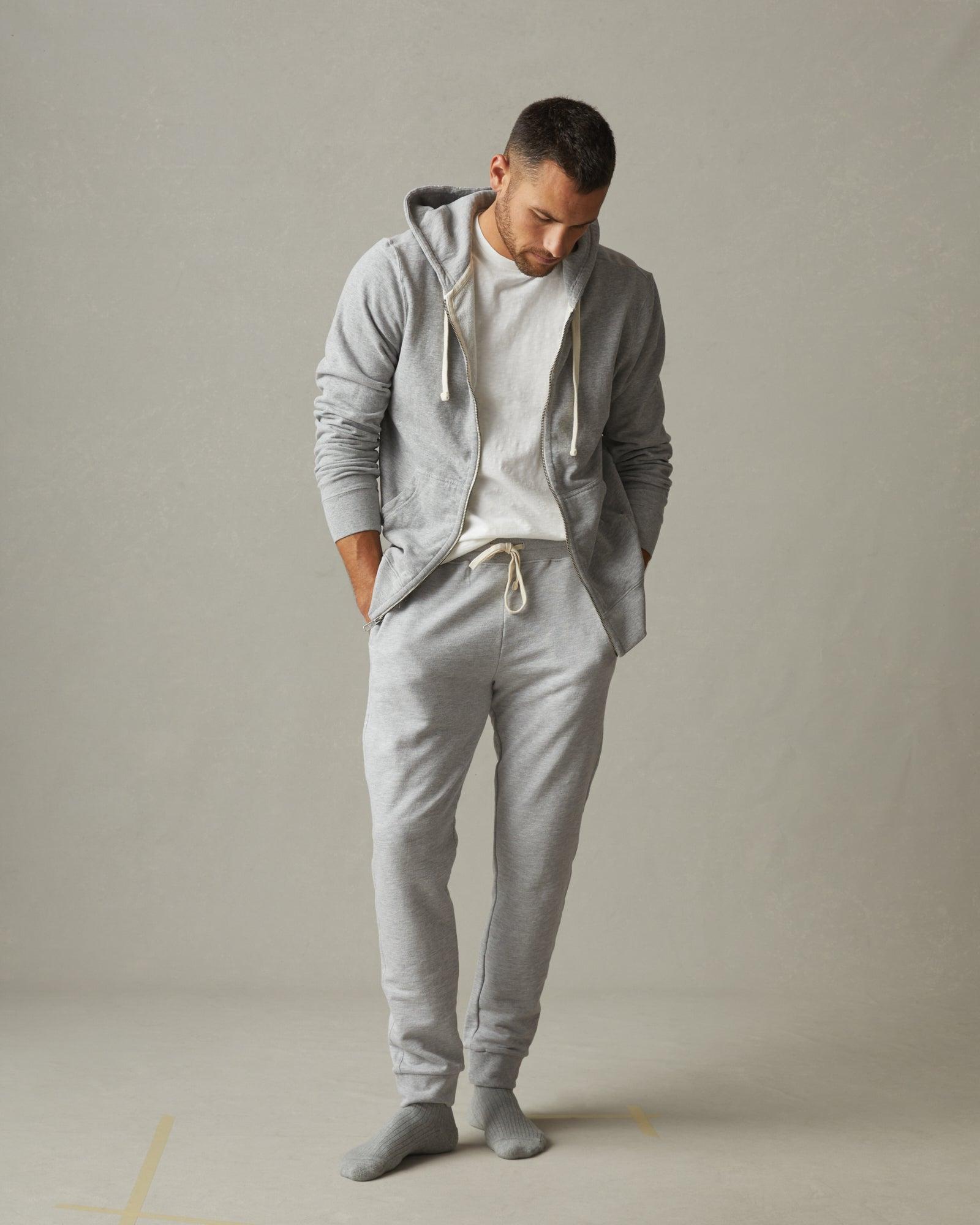 Men's French Terry Jogger - Ash Heather Male Product Image