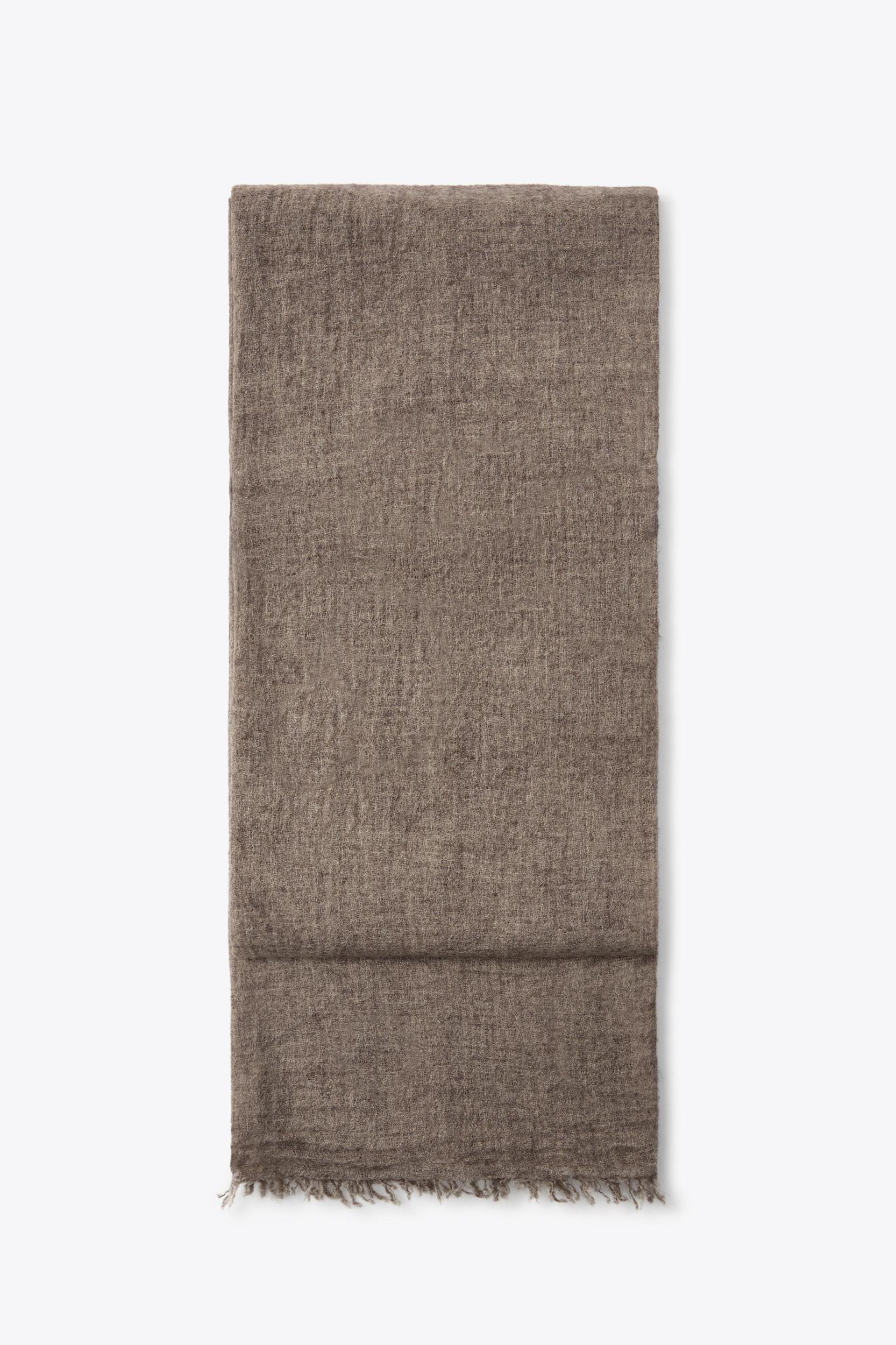 RUSTIC WOOL BLEND SCARF Product Image