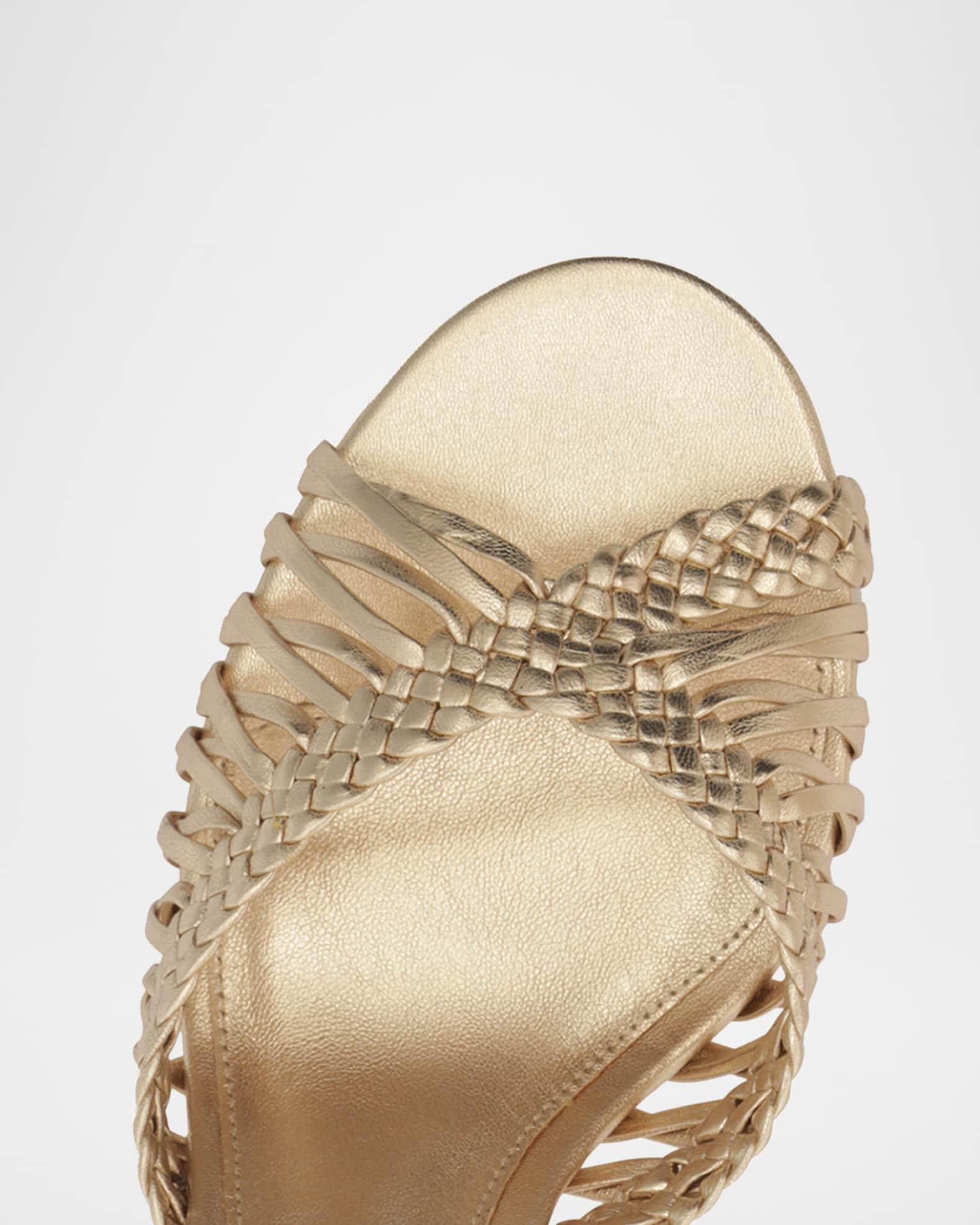 Agatha 90 Leather Sandals Product Image