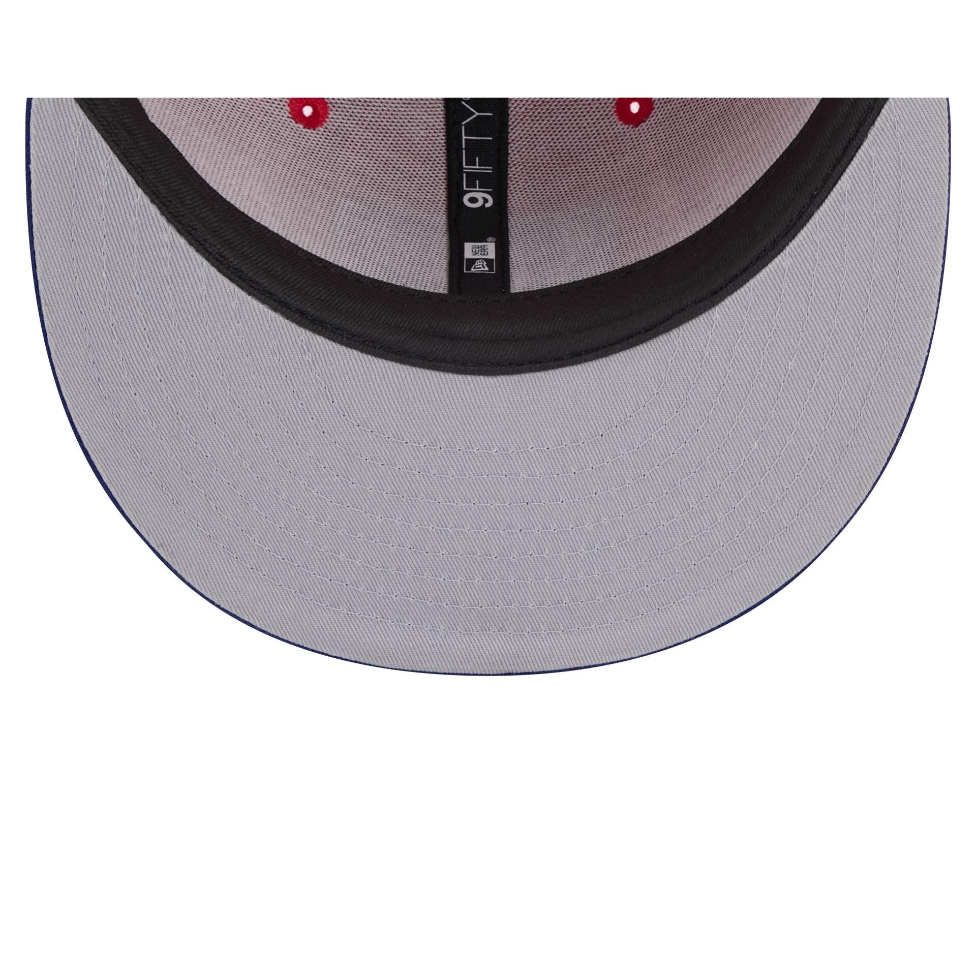 Kansas City Chiefs 2025 Sideline Hot Weather Split Panel 9FIFTY Snapback Hat Male Product Image