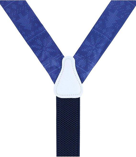 Trafalgar Christmas Sweater Silk Button End Suspenders Product Image