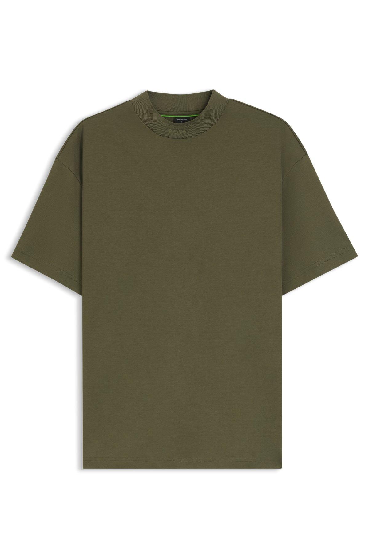 Porsche x BOSS relaxed-fit T-shirt with logo collar Product Image