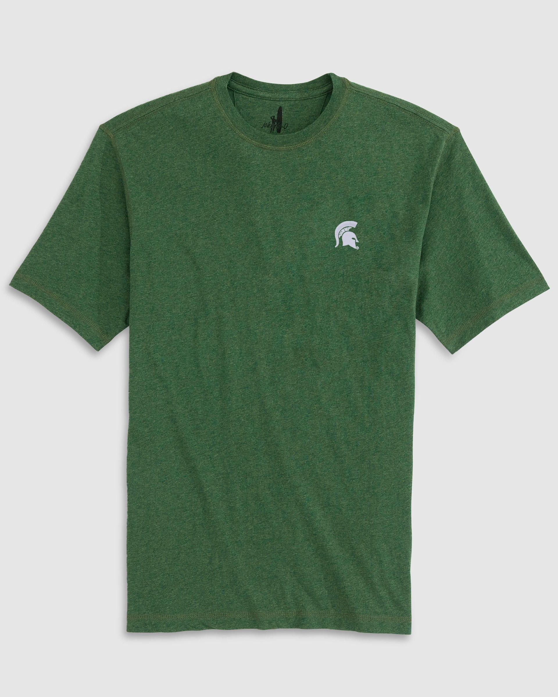 Arkansas Heathered Spencer Cotton T-Shirt Product Image