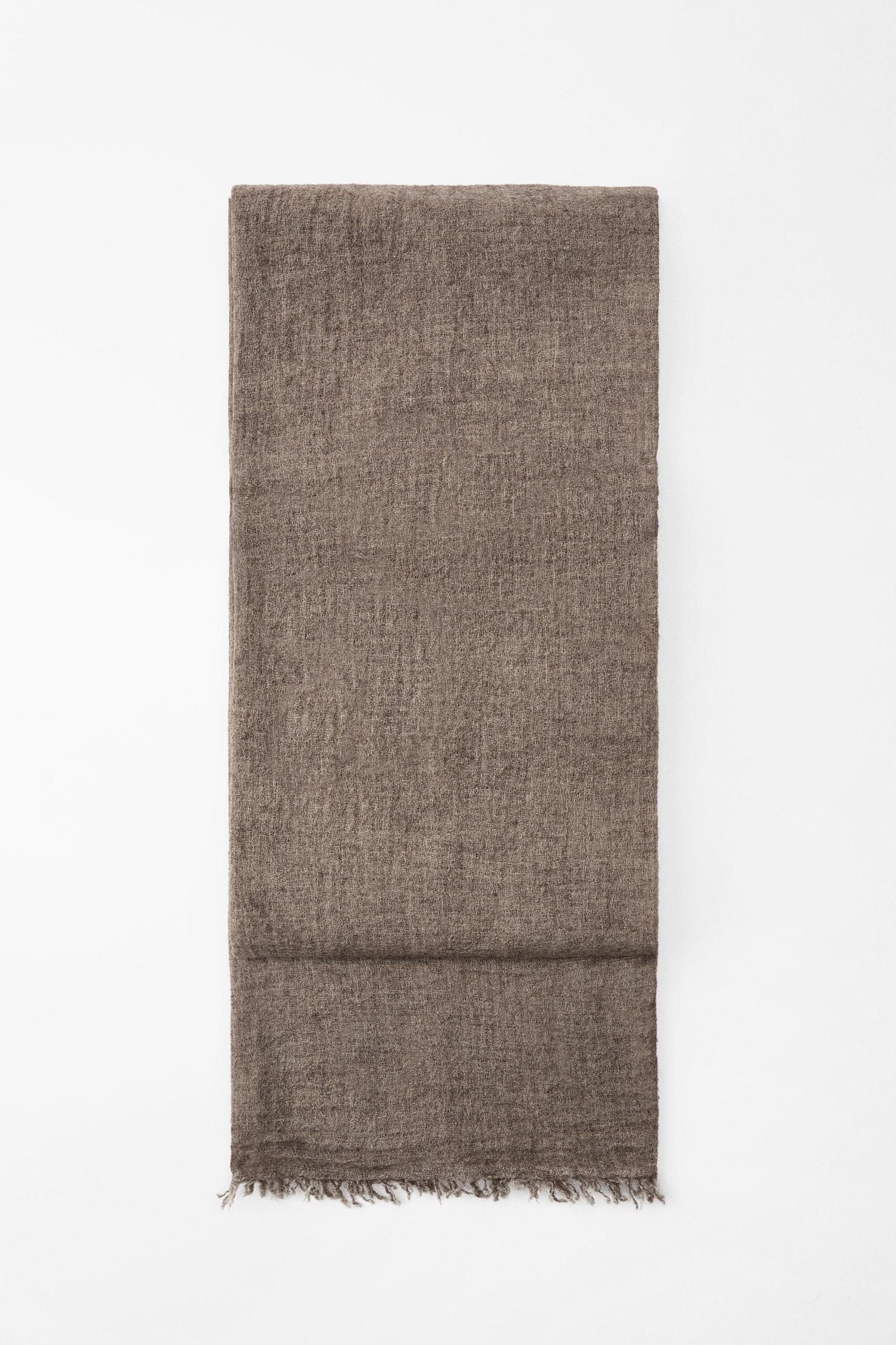 RUSTIC WOOL BLEND SCARF Product Image