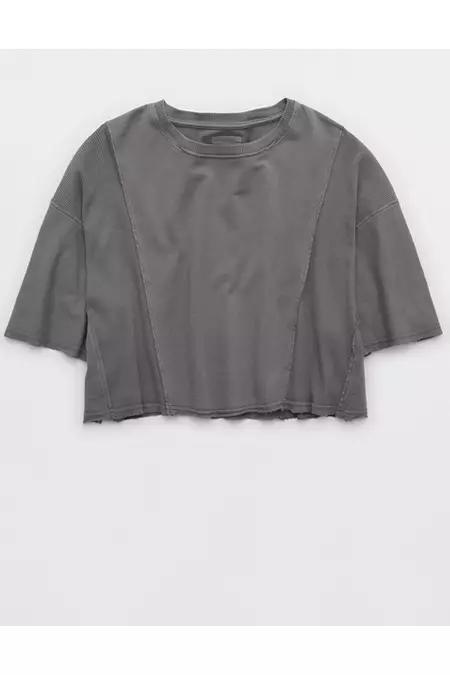 Aerie Let Loose Fleece T-Shirt Women's Product Image