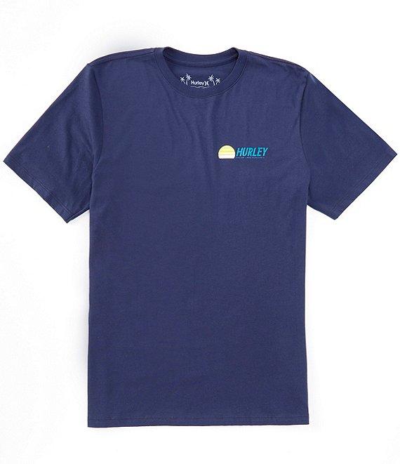 Hurley Everyday Sun Stripes Short Sleeve Graphic T-Shirt Product Image