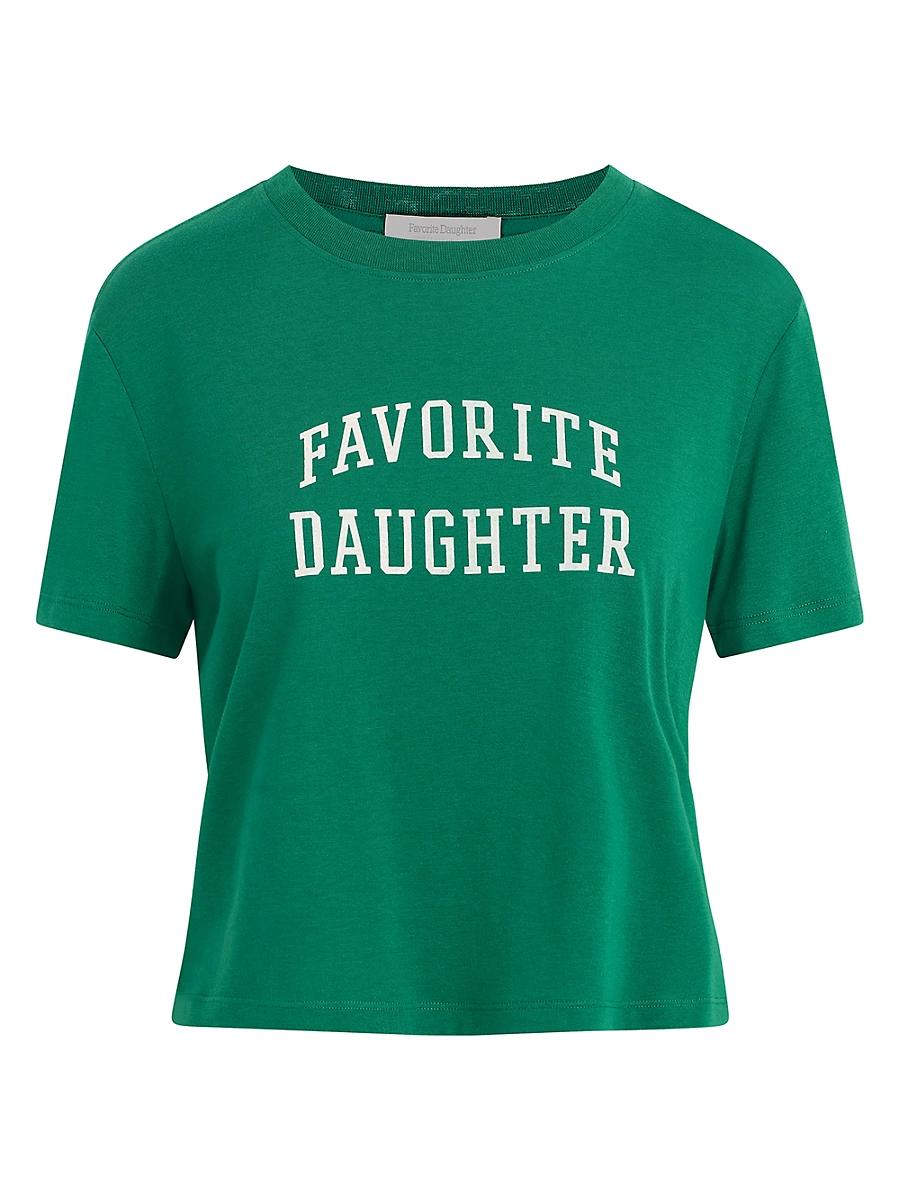 Womens Collegiate Crop T-Shirt Product Image