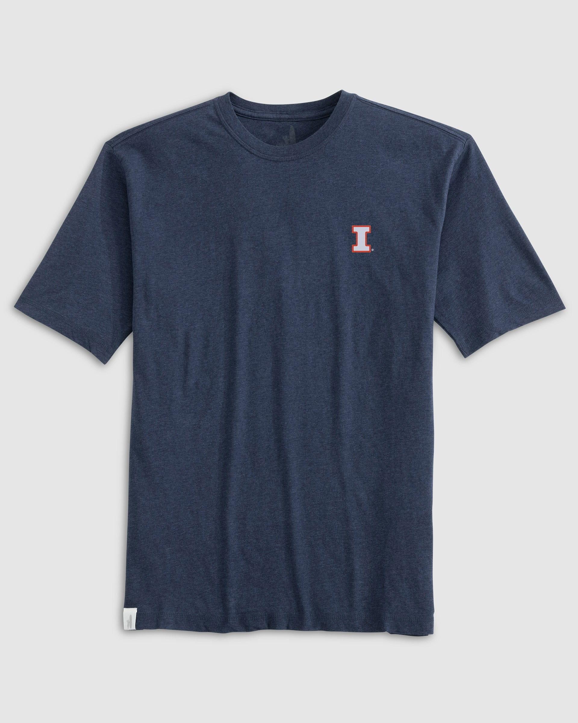 Arkansas Heathered Spencer Cotton T-Shirt Product Image