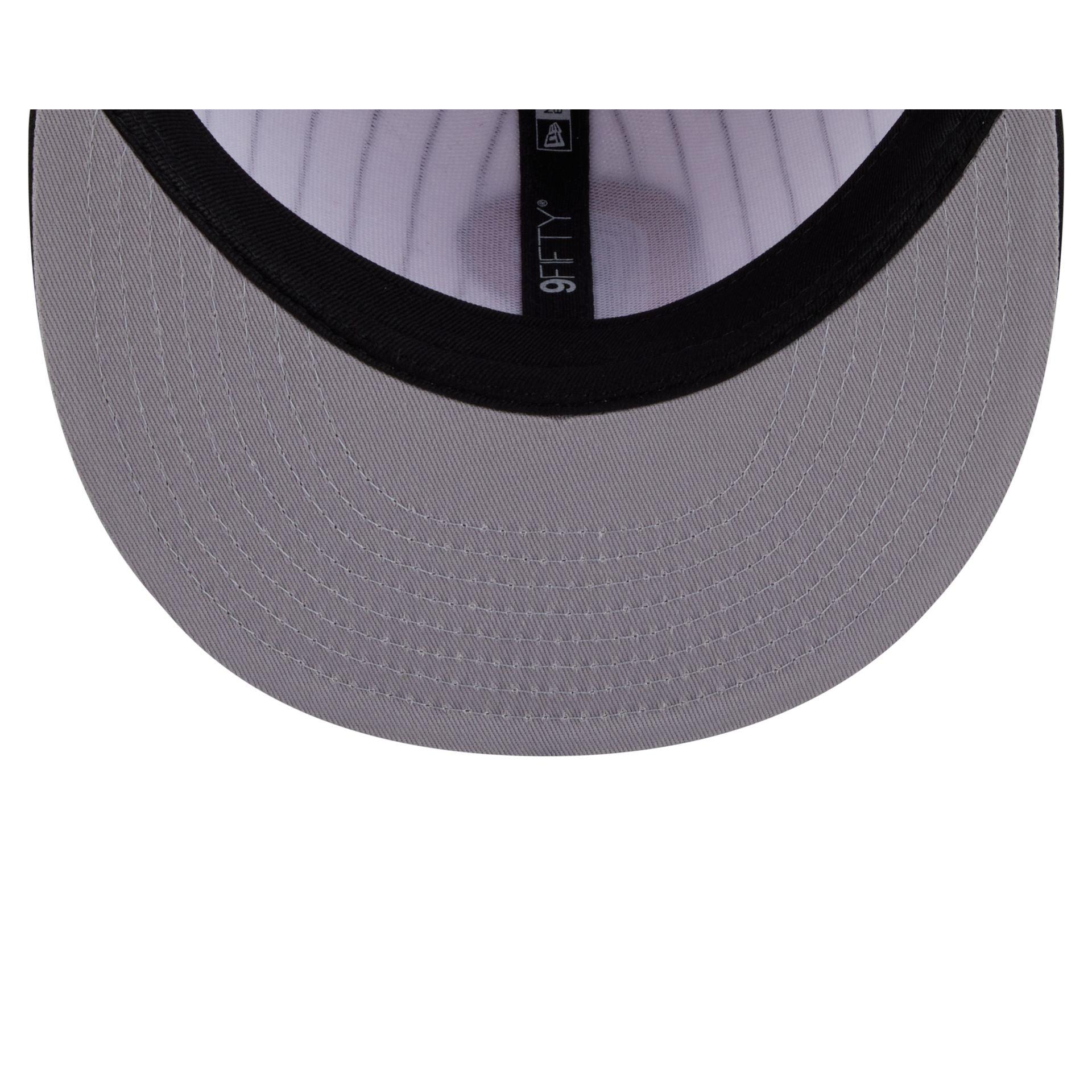 Portland Trail Blazers Deceptor Pinstripe 9FIFTY Snapback Hat Male Product Image