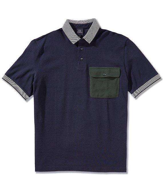 Armani Exchange Short Sleeve Polo Shirt Product Image