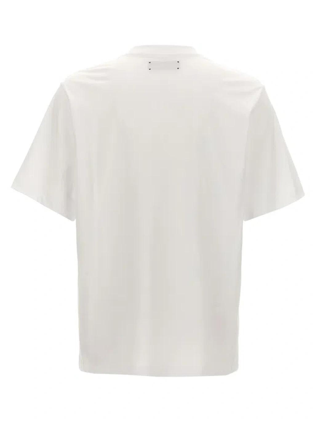 White Printed Core Logo T-Shirt Product Image