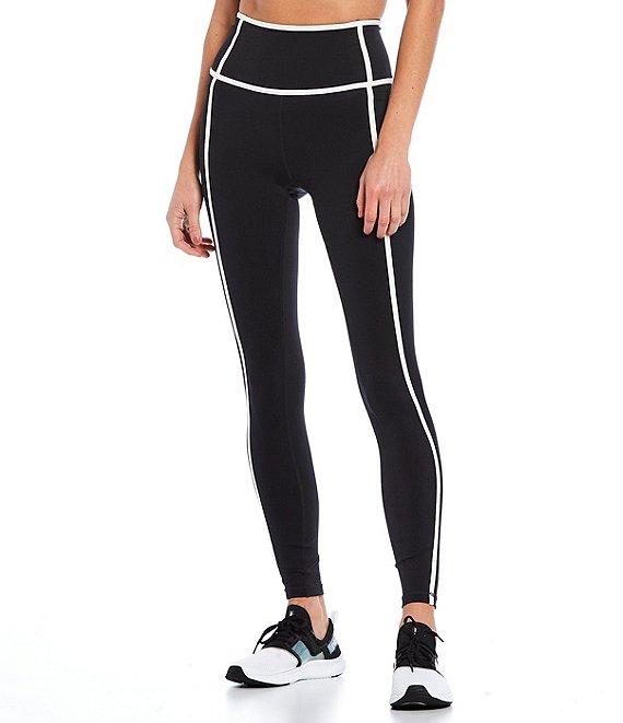 Antonio Melani Active Action High Waisted Contrast Trim 28-Inch Coordinating Leggings Product Image