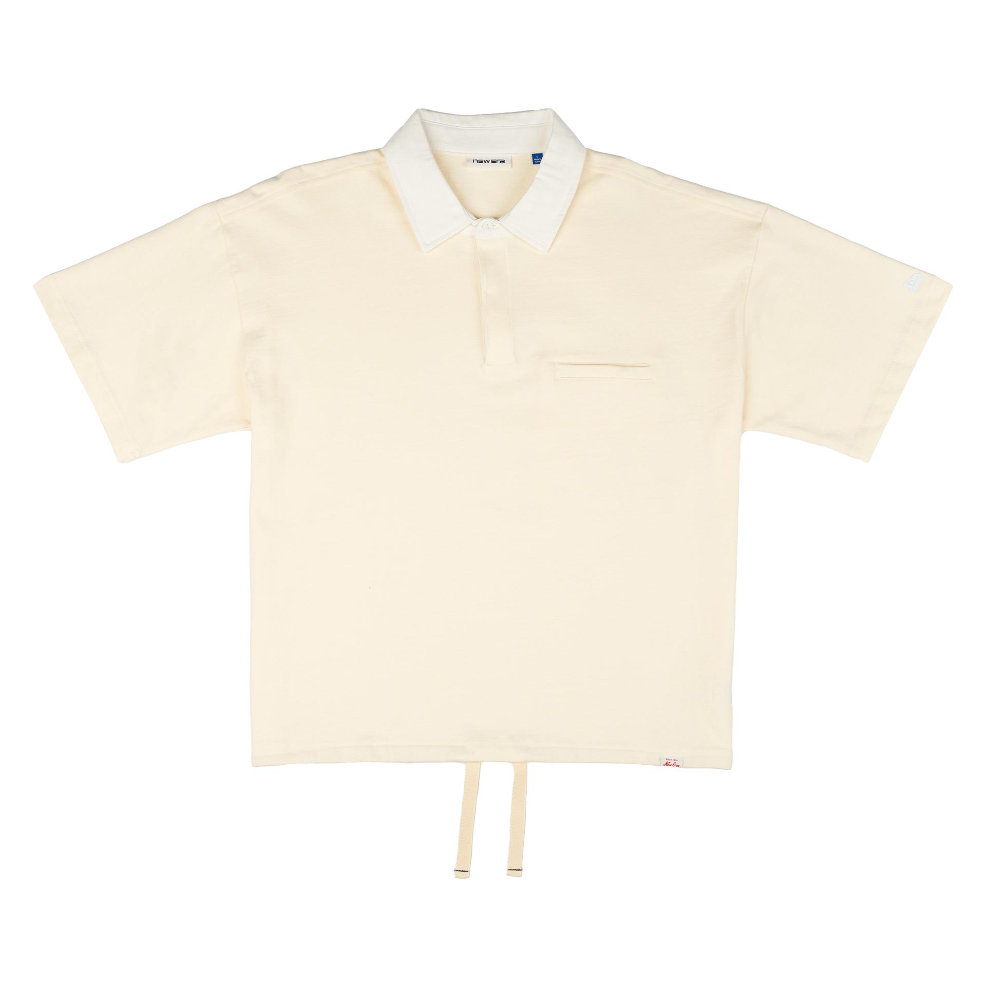 New Era Branded Alden Chrome White Rugby Shirt Male Product Image