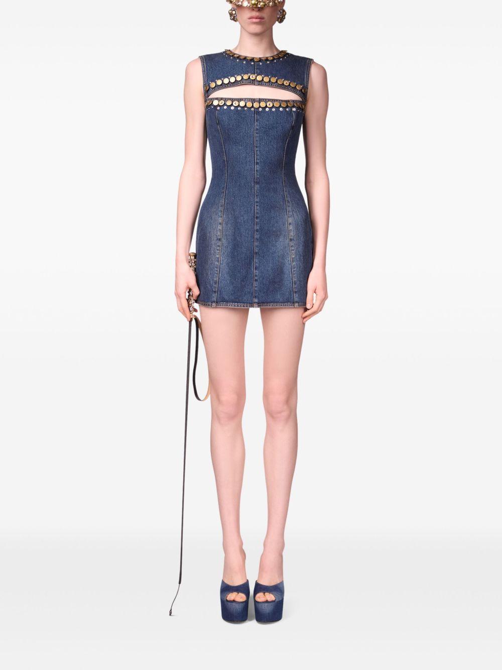 button-embellished minidress Product Image