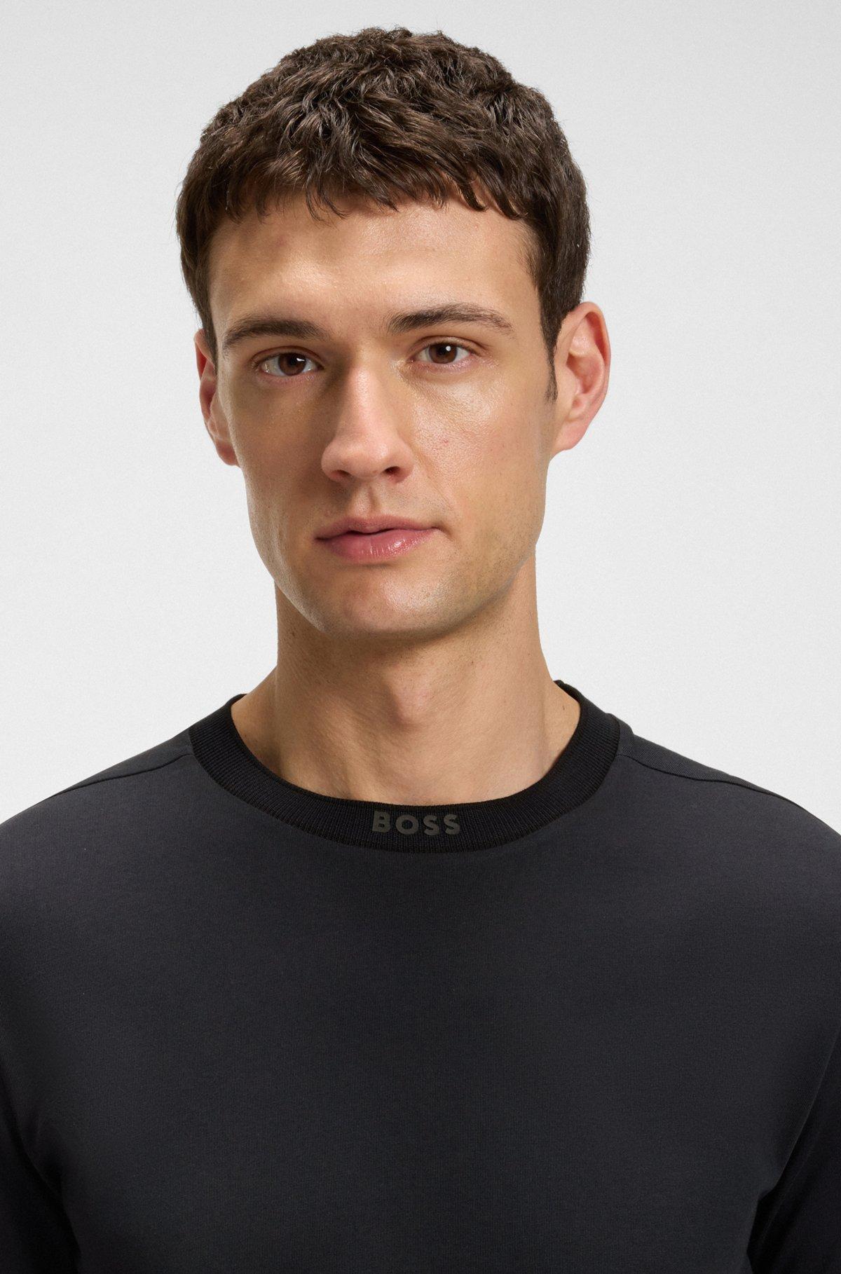 Active quick-dry polo shirt with check artwork Product Image