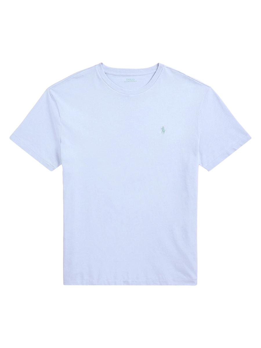 Mens Custom-Slim-Fit Jersey Crewneck T-Shirt Product Image