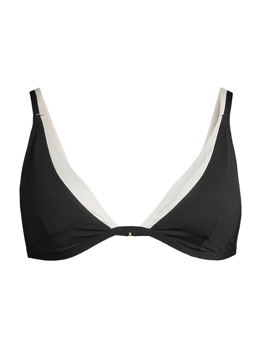 L*Space Finneas Color Block Double Strap Bikini Top Product Image