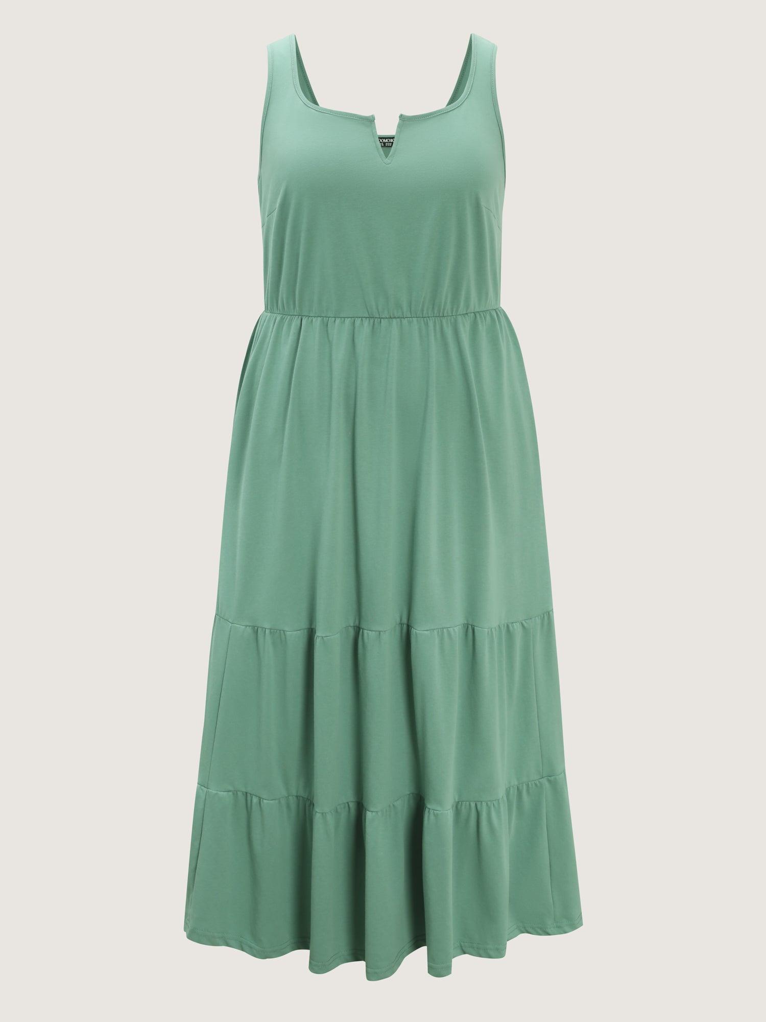 Stretchy Tiered Flowy Maxi Dress Female Product Image