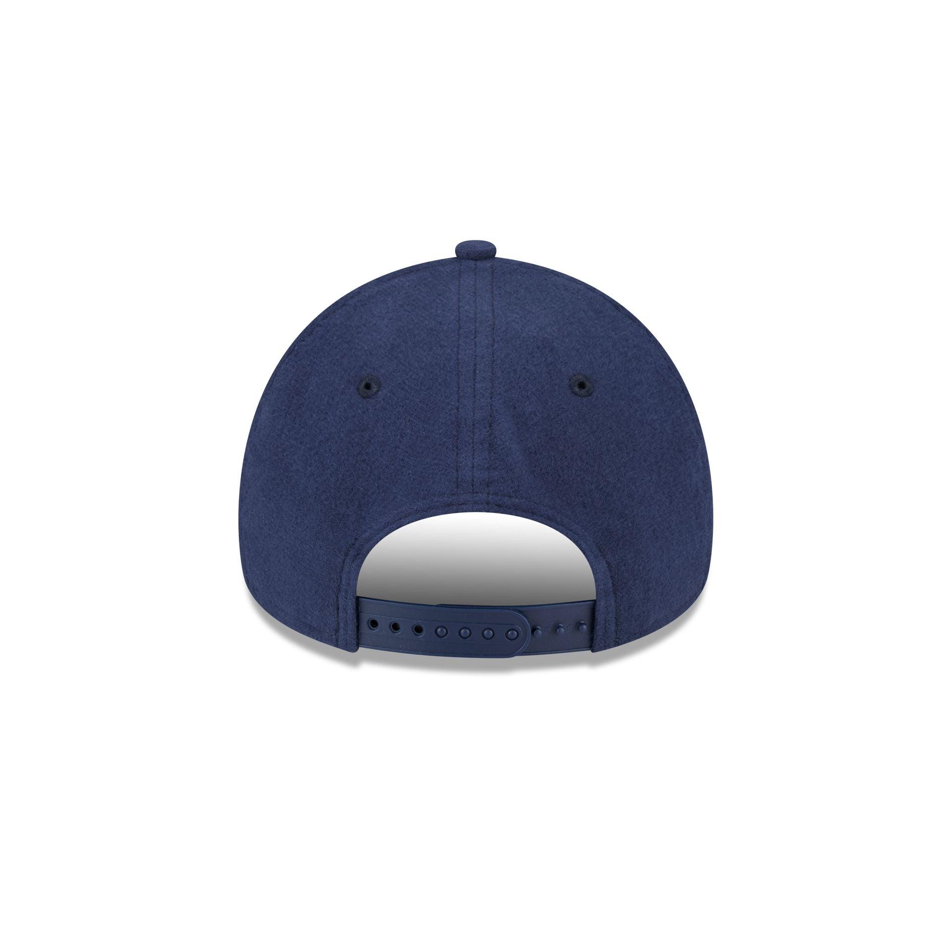 Philadelphia 76ers Moleskin Crown Navy 9FORTY A-Frame Snapback Hat Male Product Image