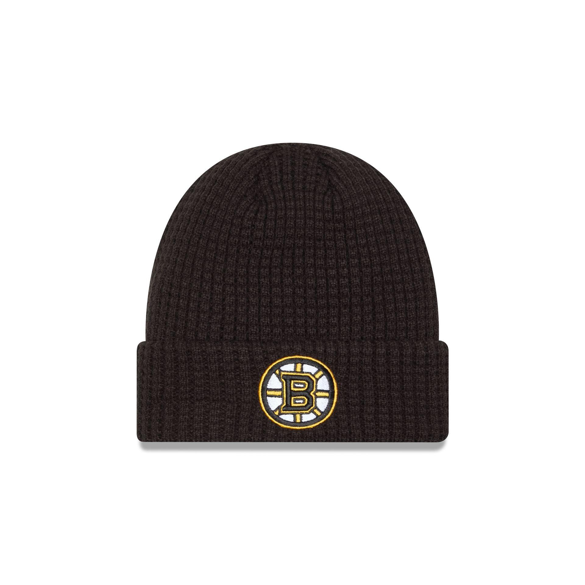 Boston Bruins Waffle Knit Beanie Male Product Image
