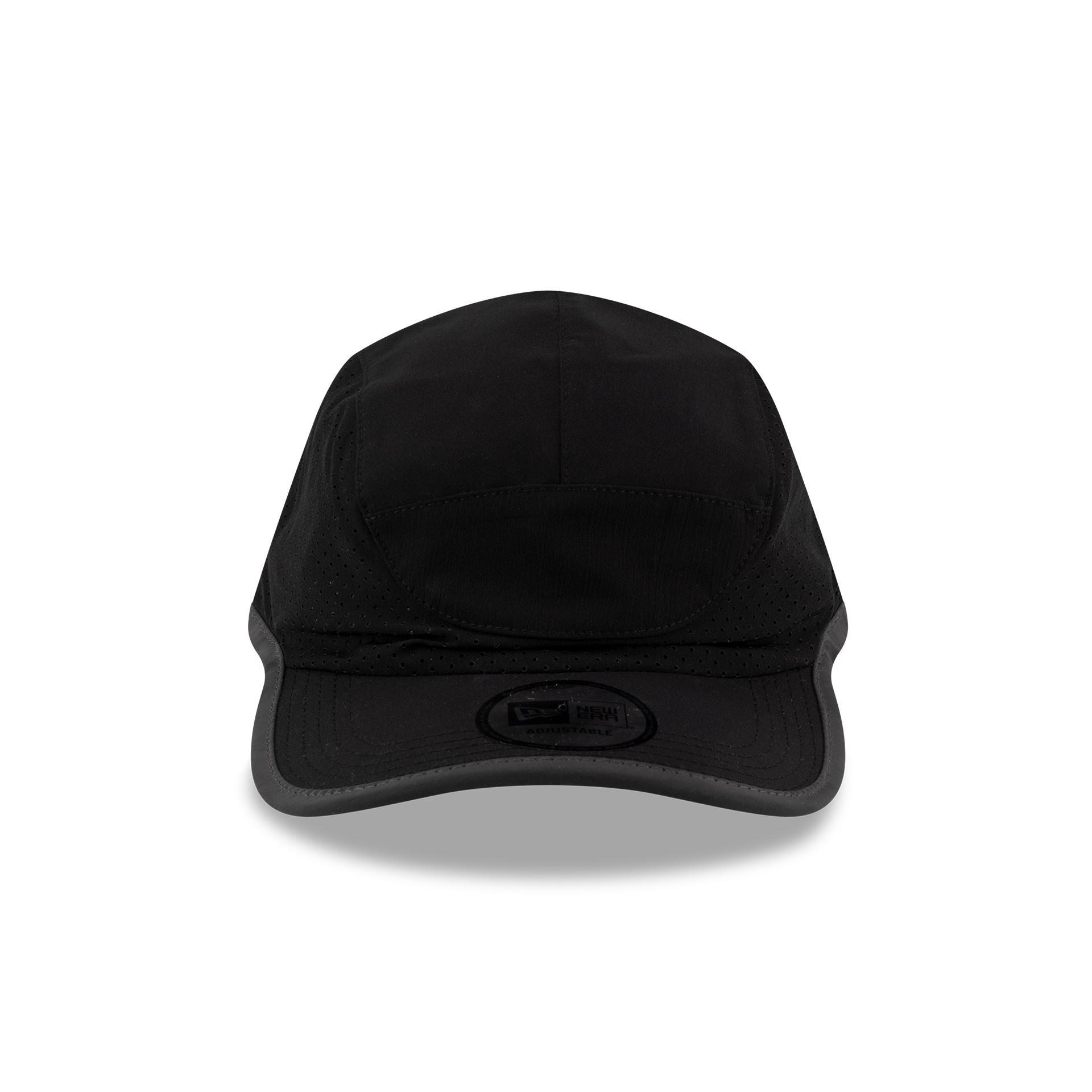 New Era Branded Train Performance Black Runner Hat Male Product Image