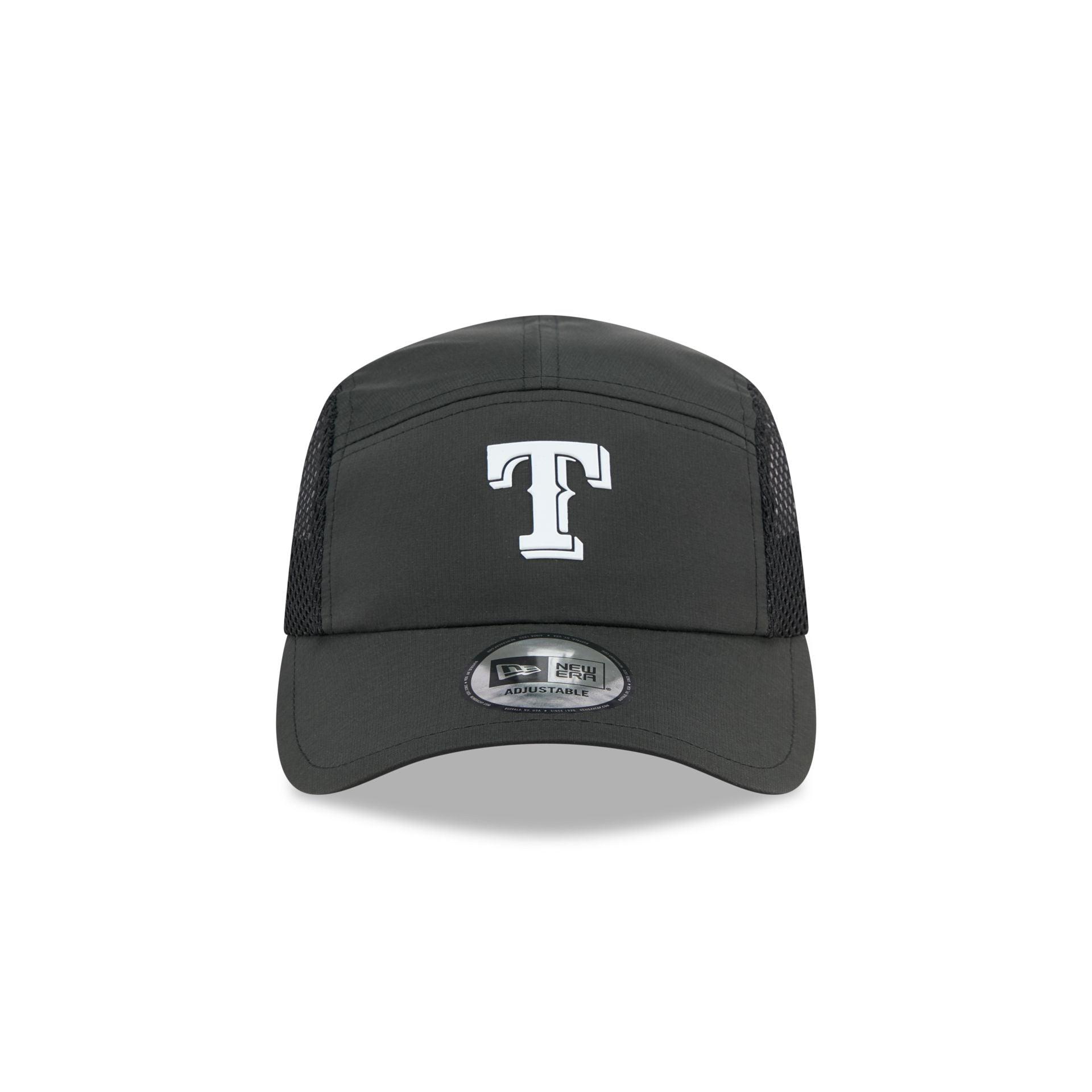 Texas Rangers Black Poly Runner Adjustable Hat Male Product Image