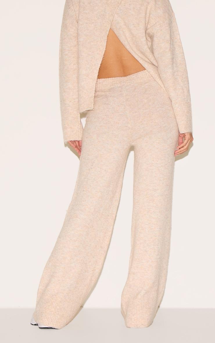 Stone Luxe Knit Wide Leg Pants Product Image