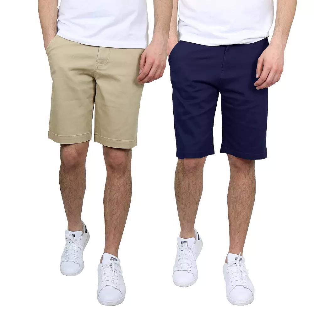 Men's Galaxy 10.5" Slim-Fit Cotton Flex Chino Shorts 2-Pack,  Product Image