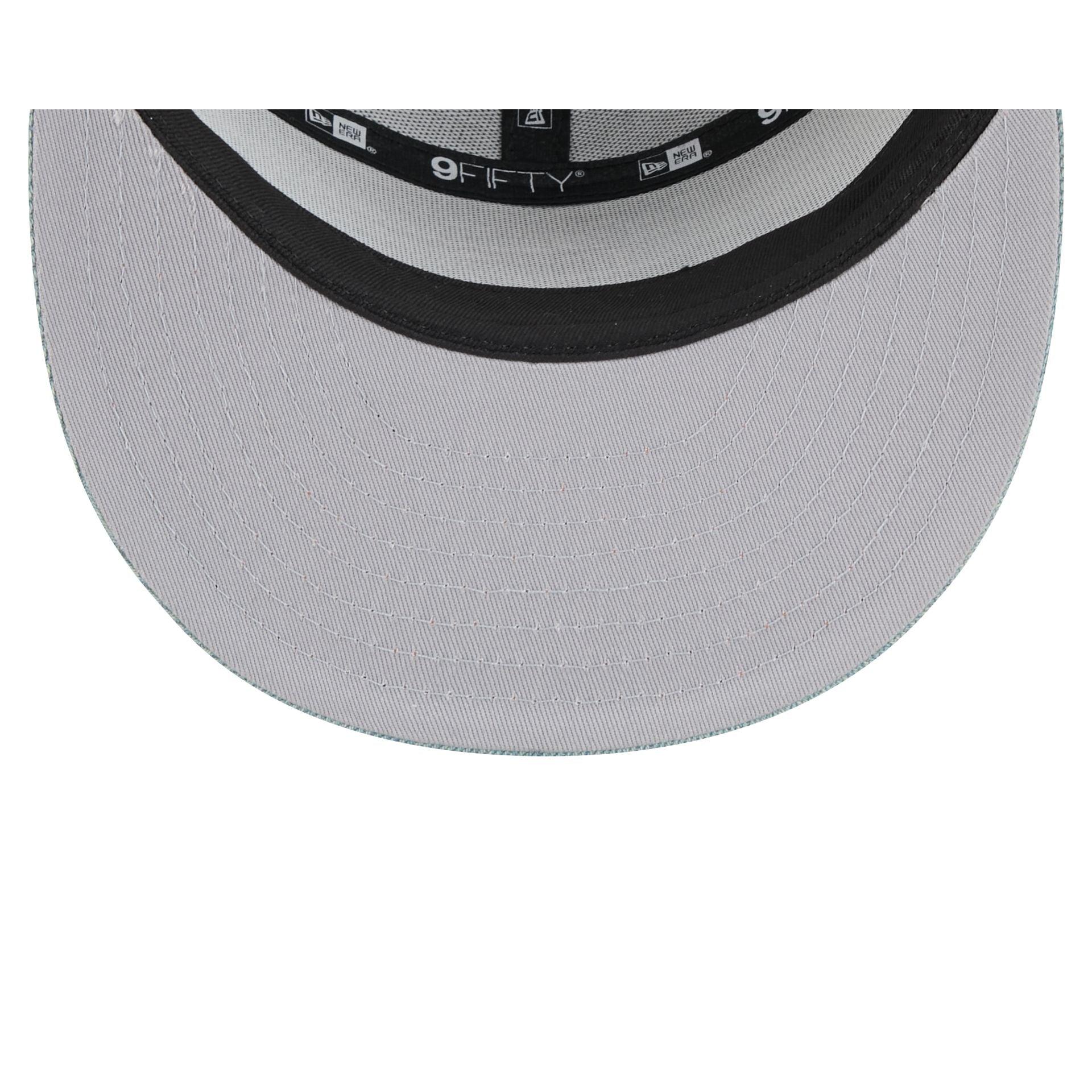 Chicago Cubs Denim Split Panel 9FIFTY Trucker Hat Male Product Image