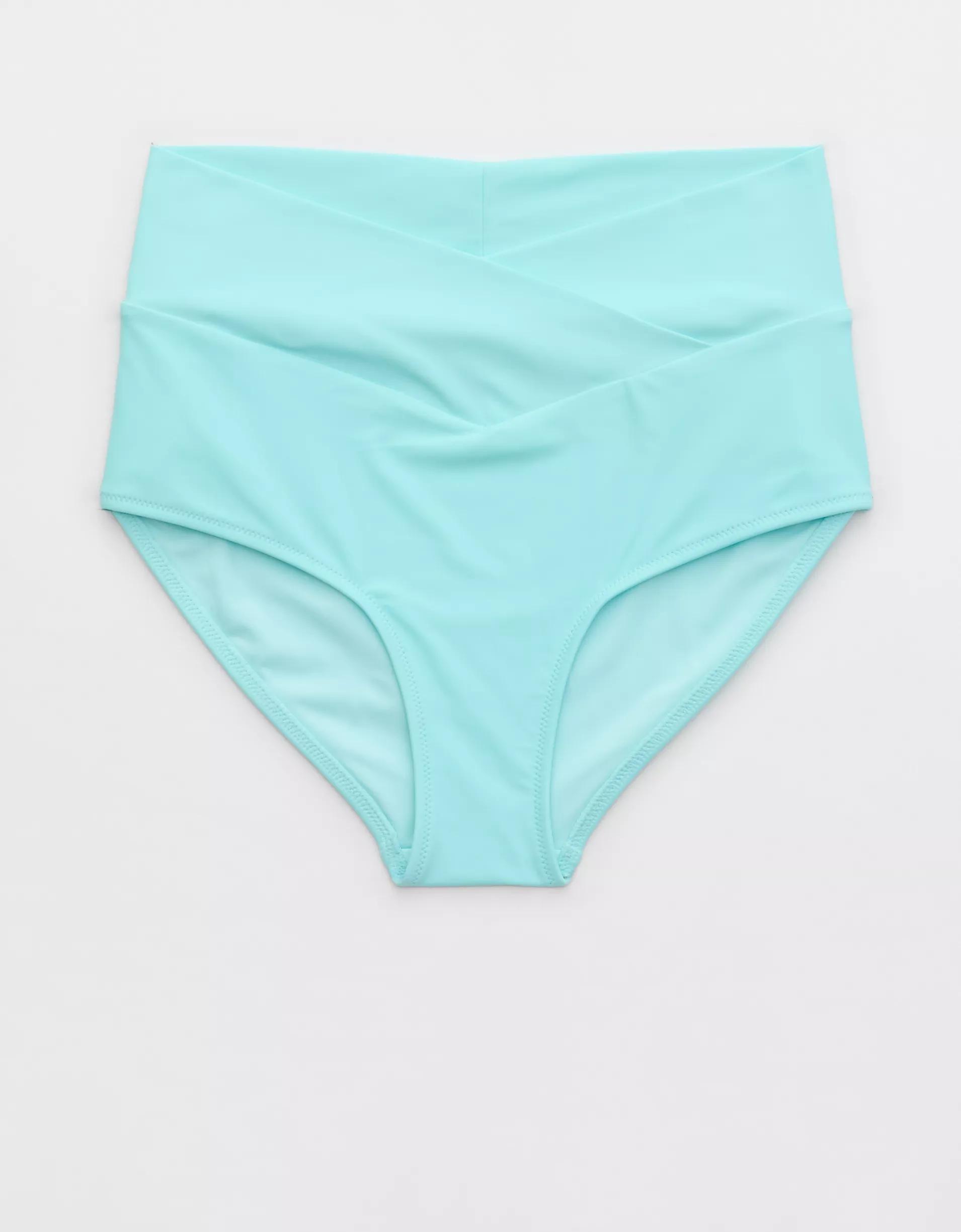 Aerie Crossover High Waisted Bikini Bottom Product Image