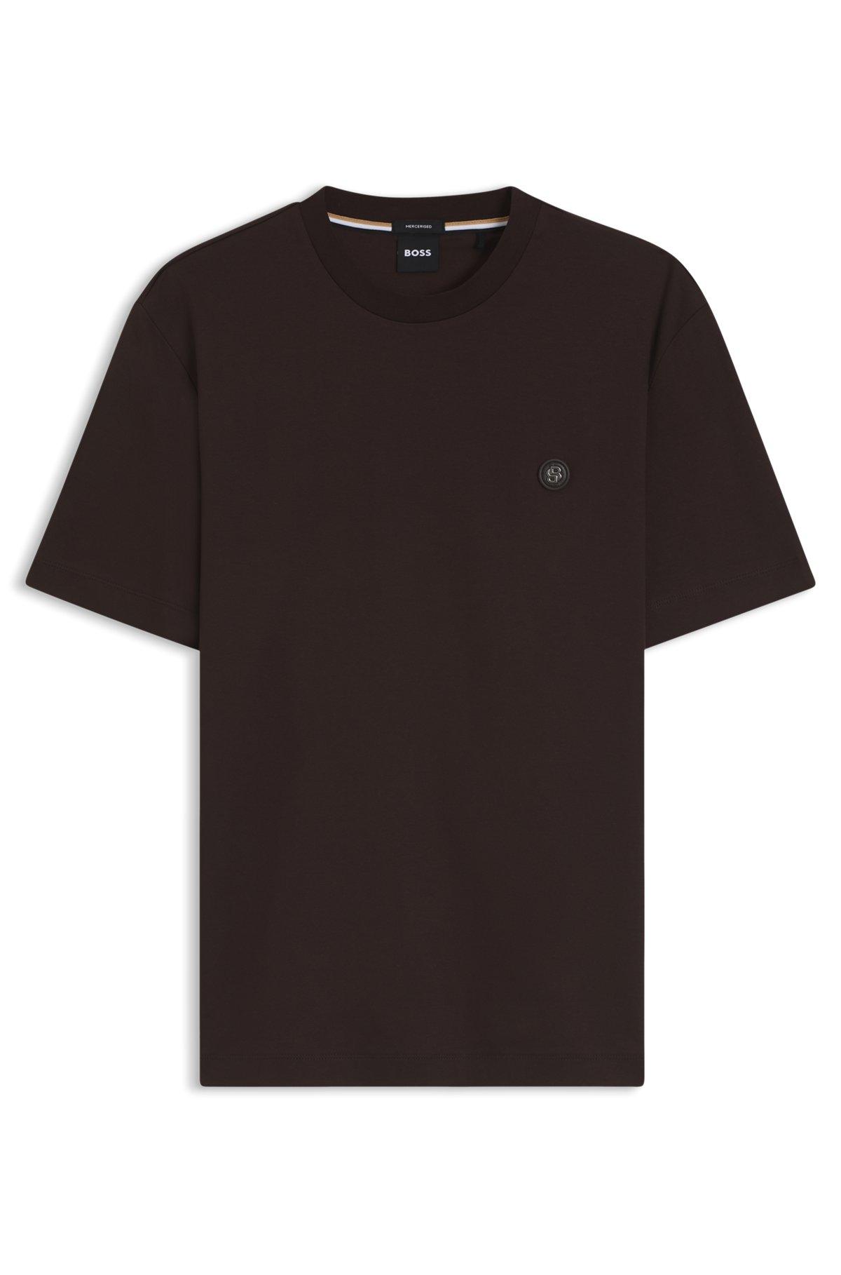 Mercerized-cotton T-shirt with Double B monogram Product Image