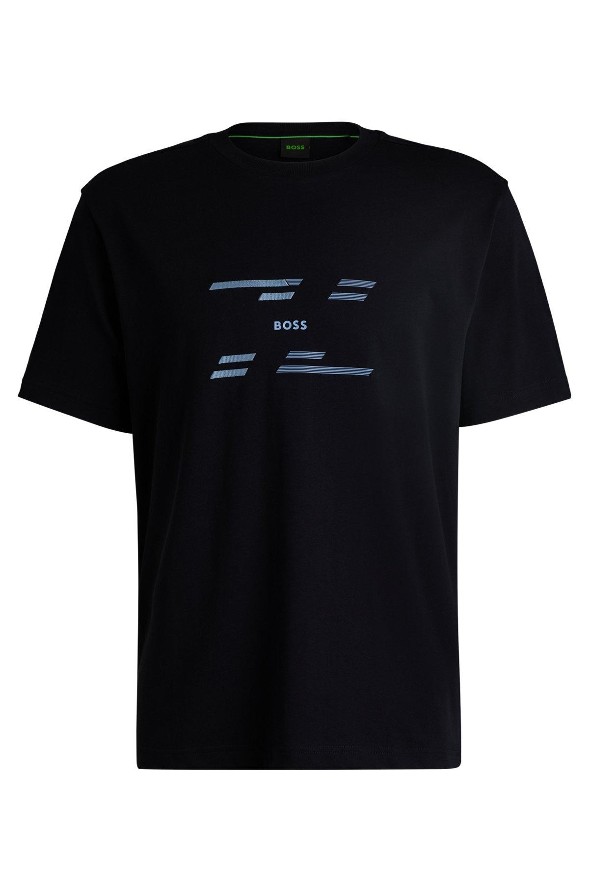 Cotton-jersey relaxed-fit T-shirt with seasonal artwork Product Image