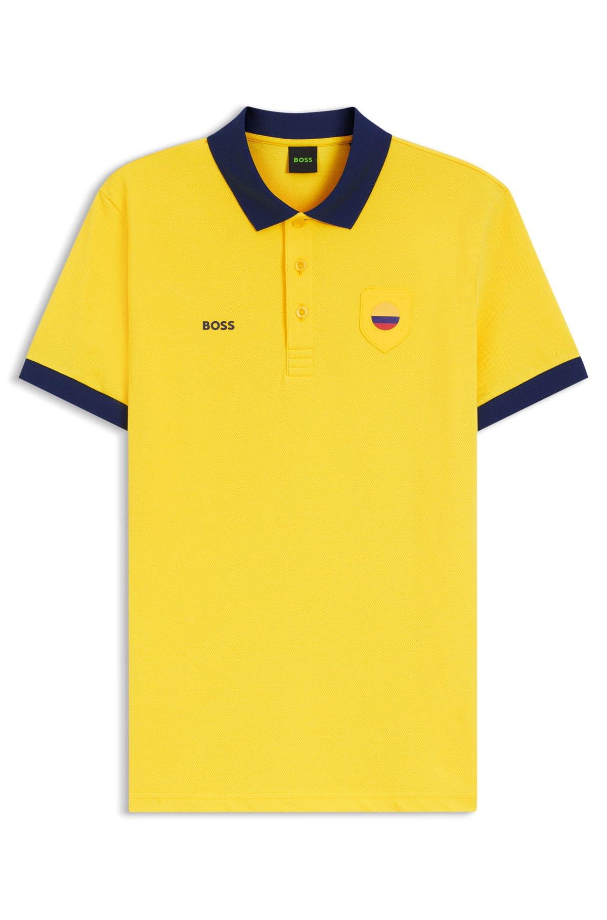 Paddy polo shirt with country flag Product Image