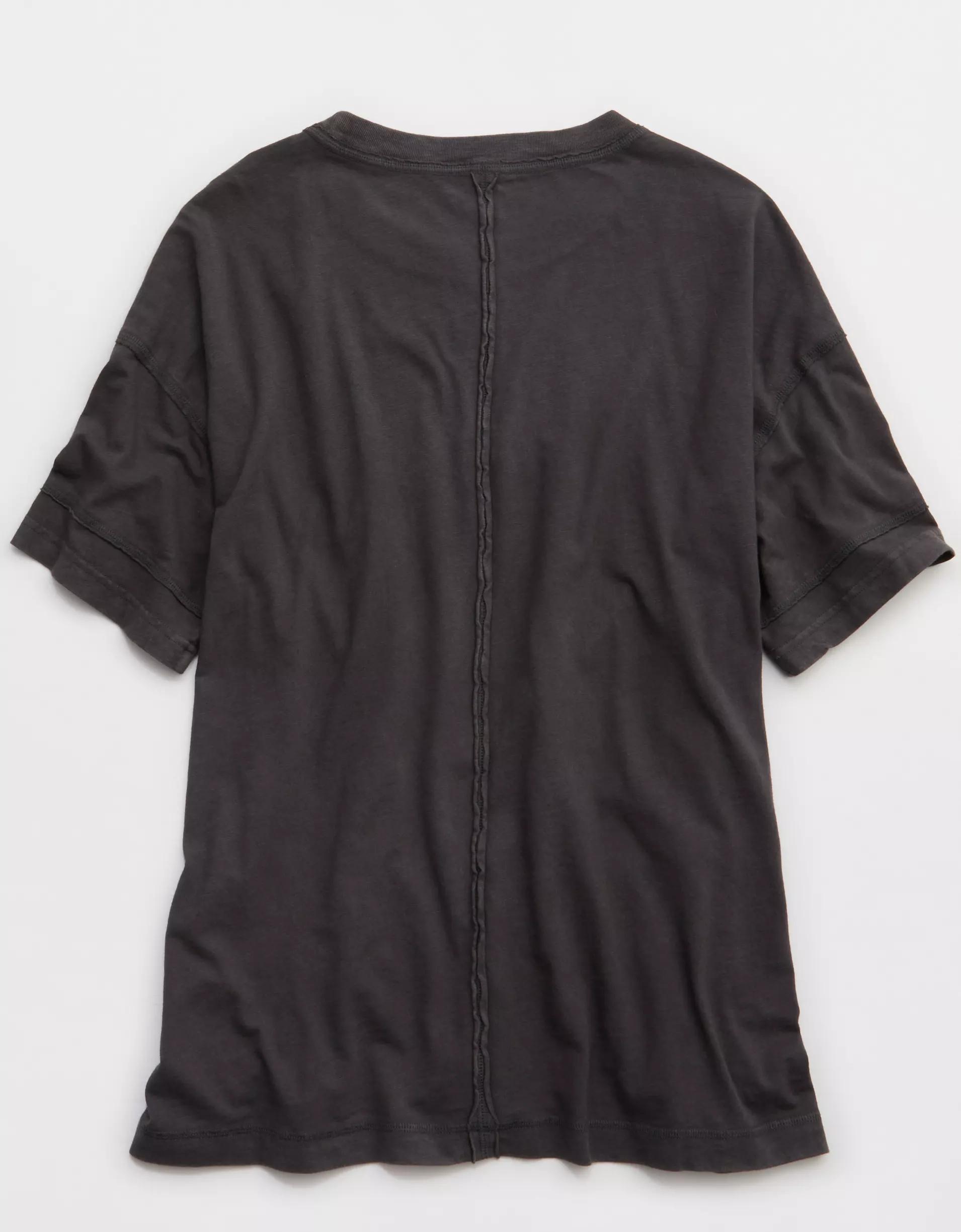 Aerie Crew Oversized Boyfriend T-Shirt Women's Product Image