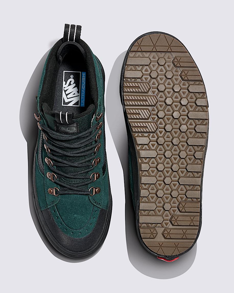 Sk8-Hi Waterproof Insulated Shoe in Scarab Green / Black| Vans US Product Image