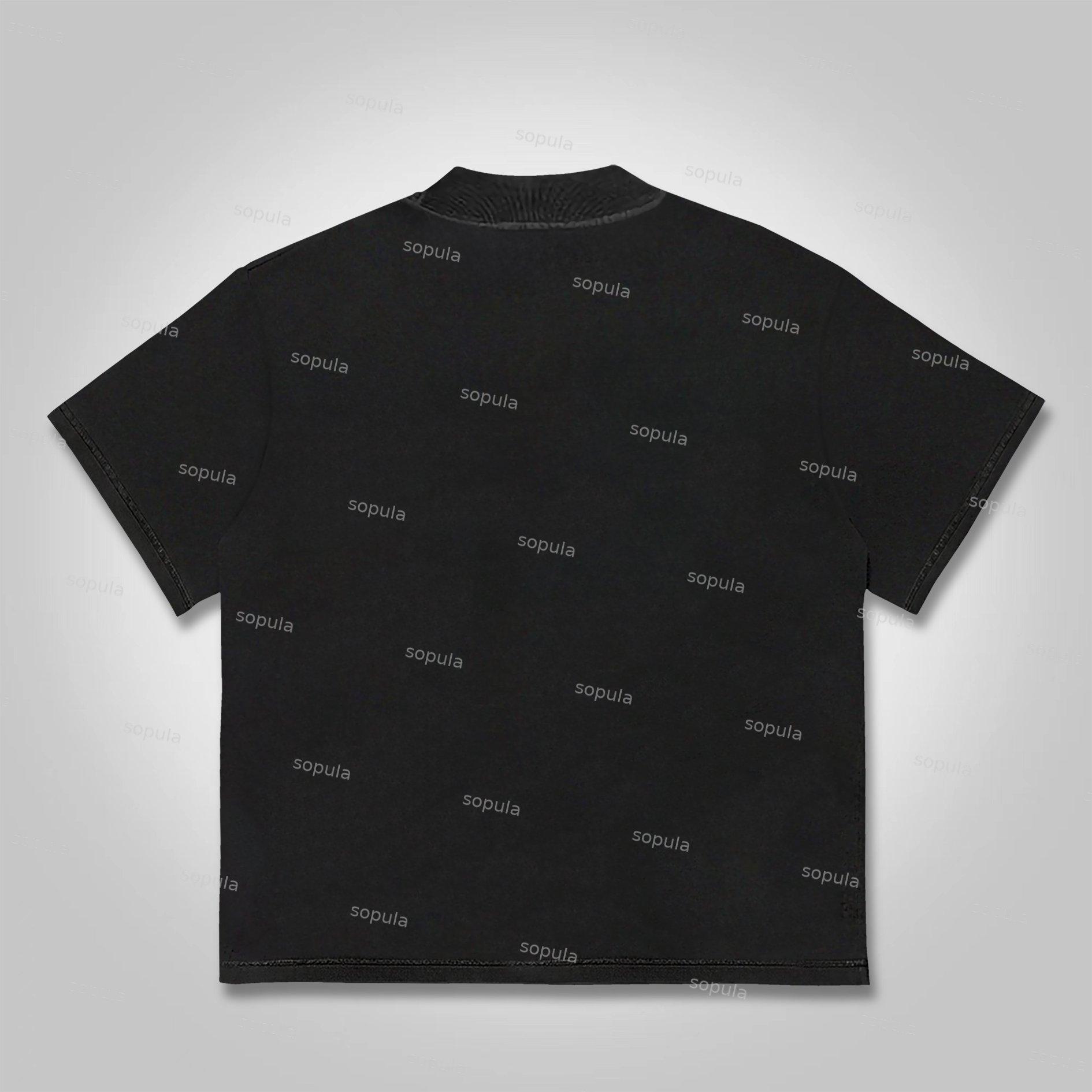 Sopula Faith Over Fear Oil Painting Print Cotton T-Shirt Product Image