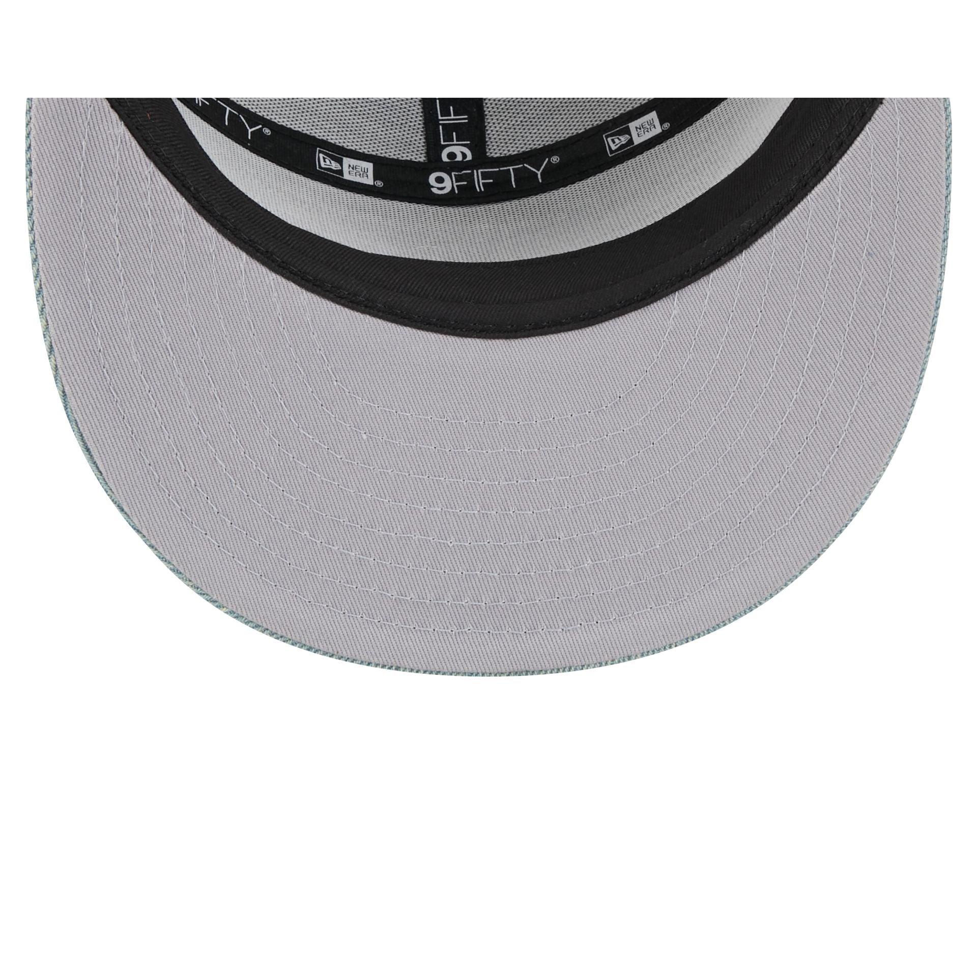 UCLA Bruins Denim Split Panel 9FIFTY Trucker Hat Male Product Image