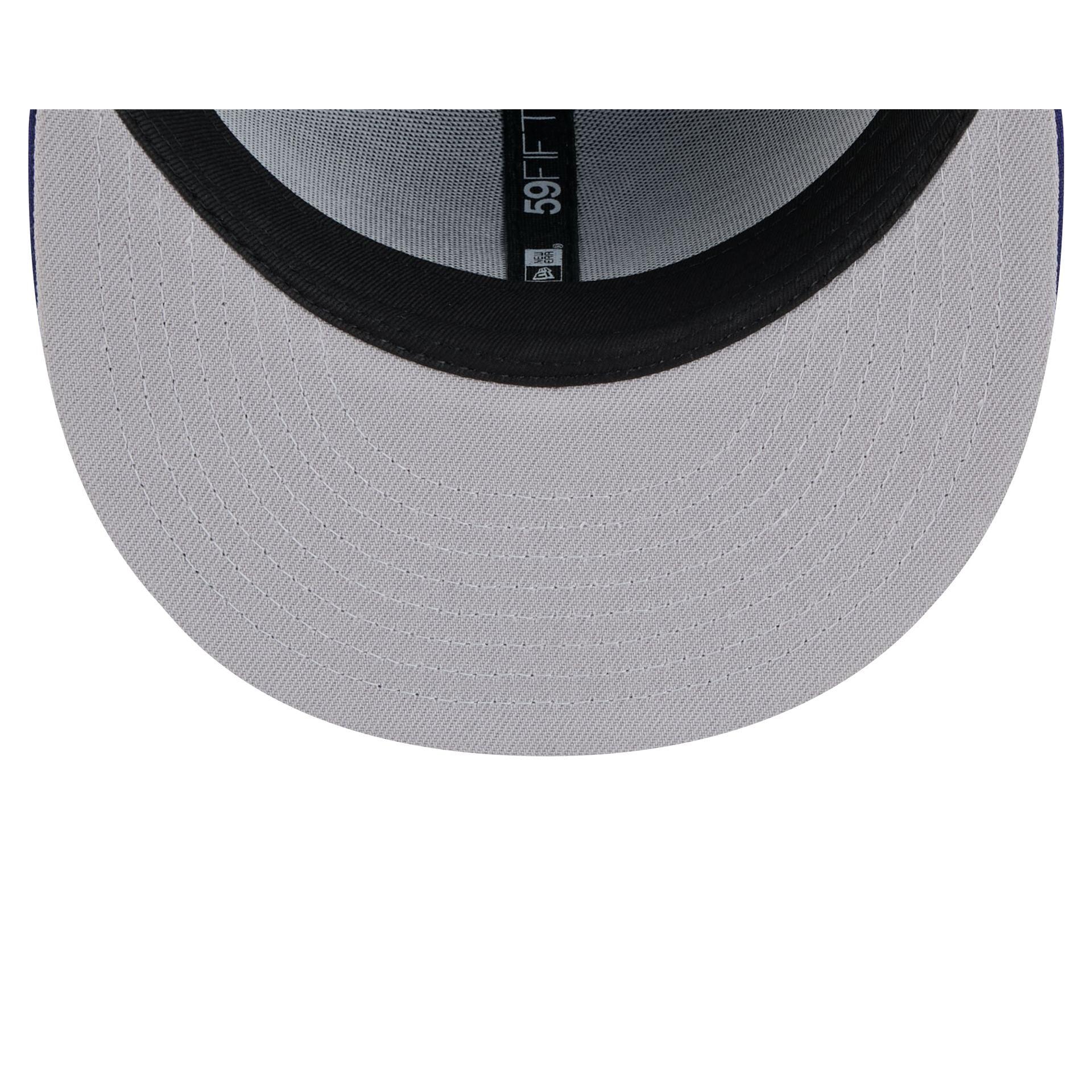 Los Angeles Dodgers 2024 World Series Champions Trophy Side Patch 59FIFTY Fitted Hat Male Product Image