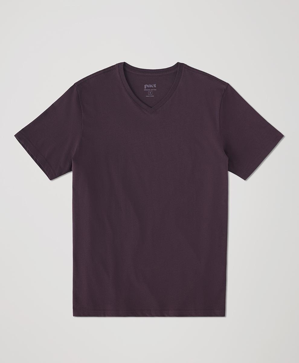 Mens Softspun V-Neck Tee L Product Image
