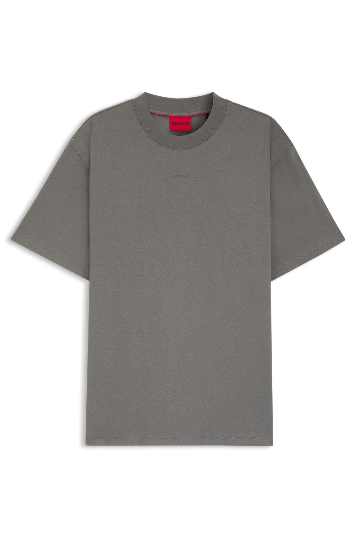 Relaxed-fit cotton-jersey T-shirt with logo print Product Image