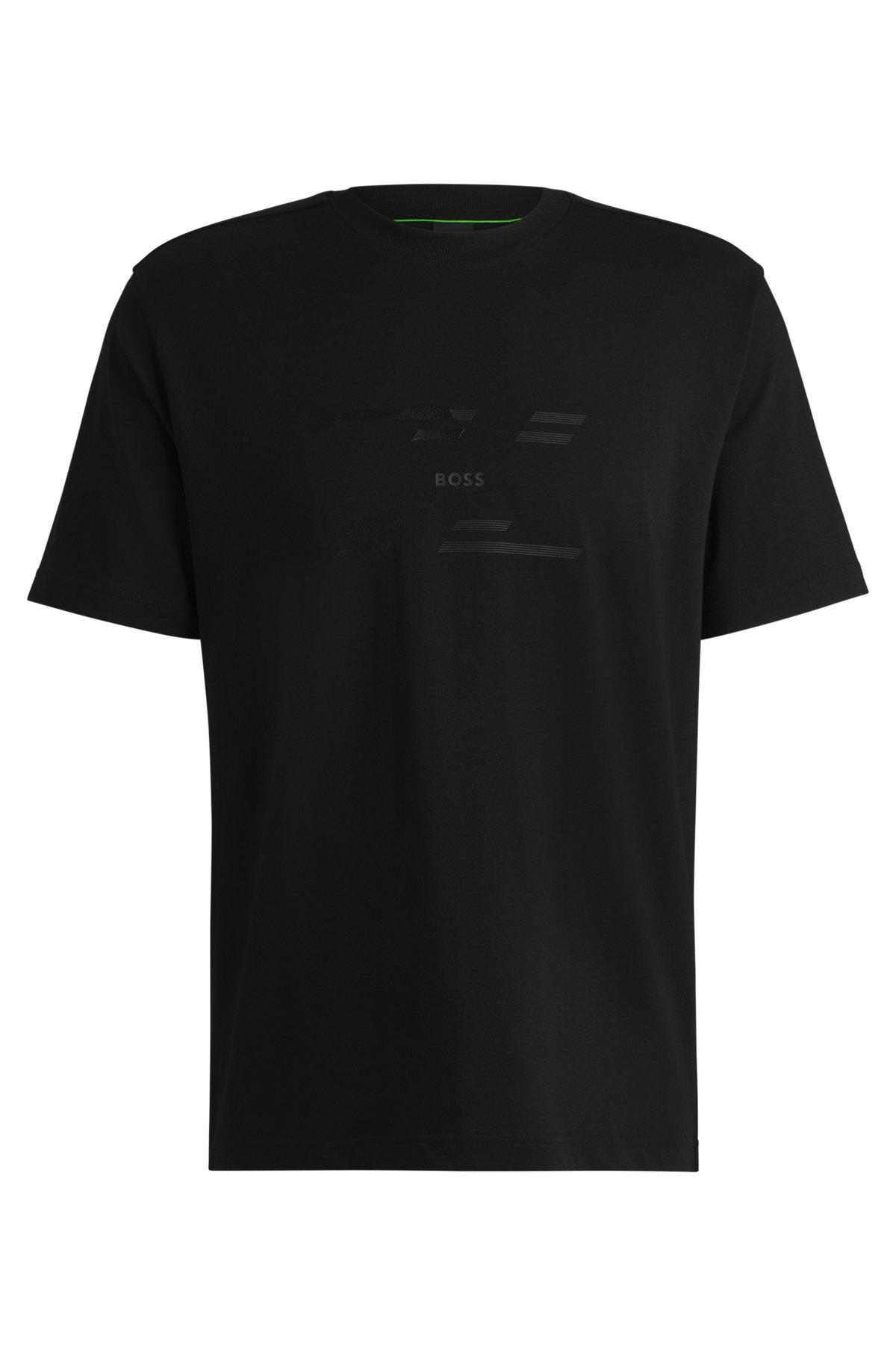 Cotton-jersey relaxed-fit T-shirt with seasonal artwork Product Image