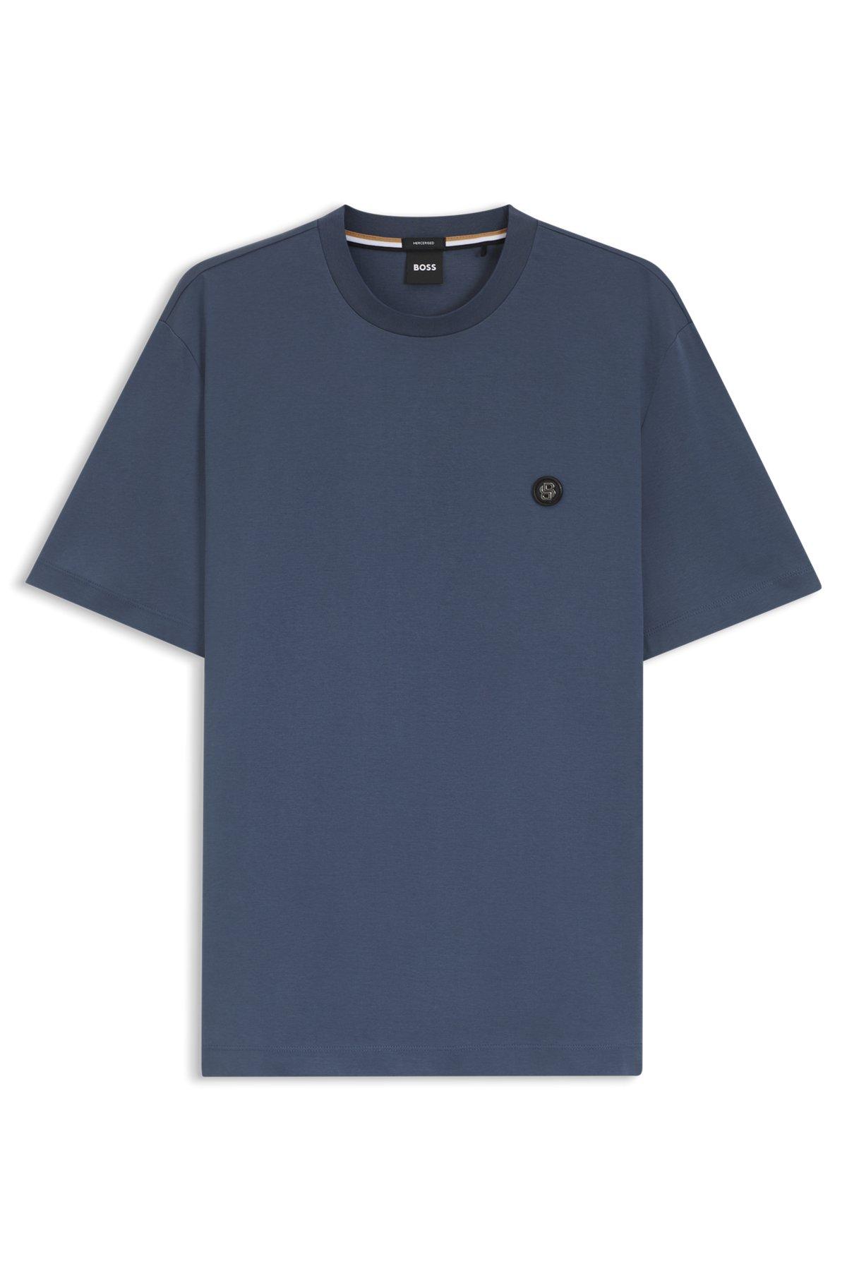 Mercerized-cotton T-shirt with Double B monogram Product Image