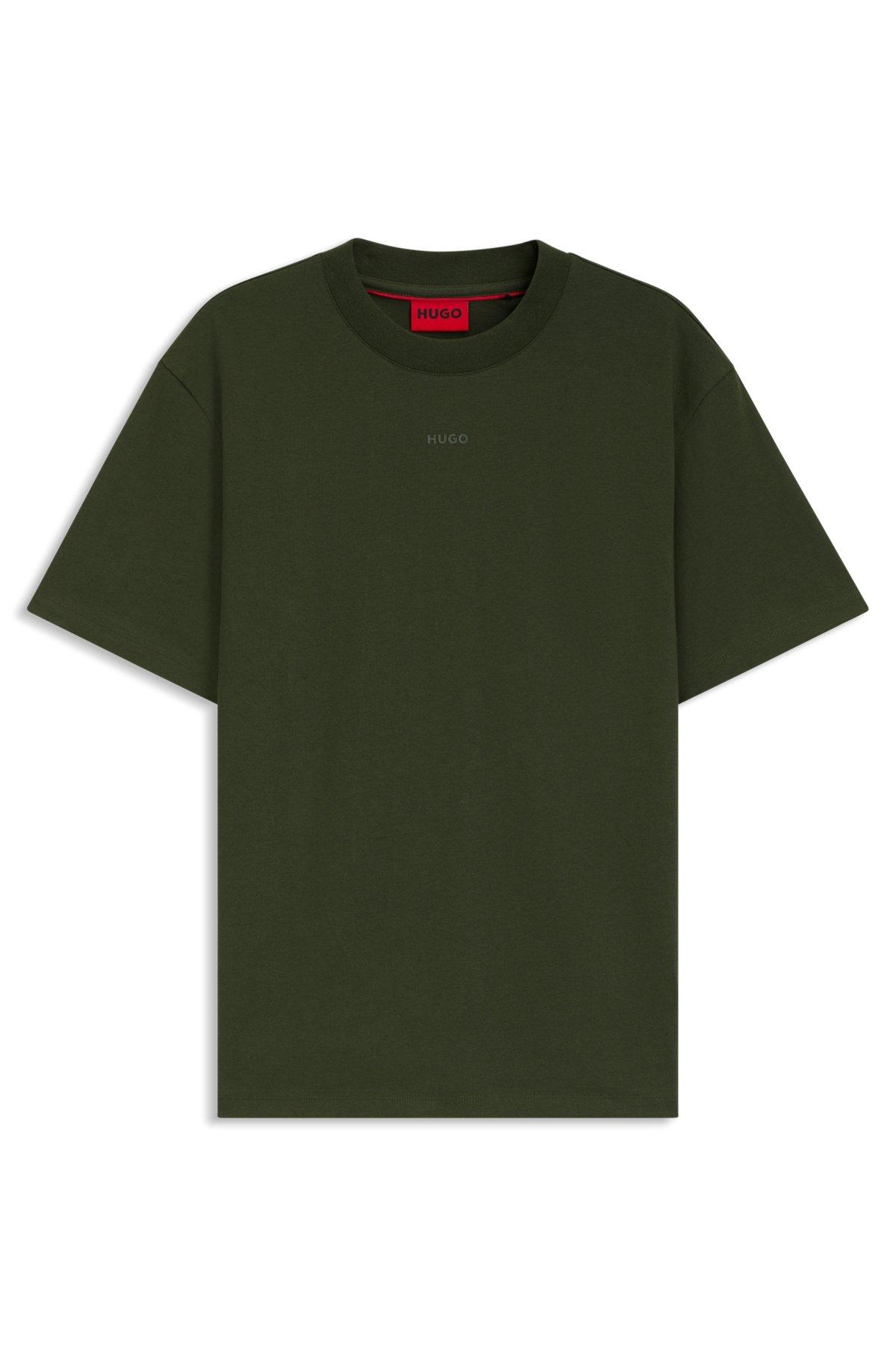 Relaxed-fit cotton-jersey T-shirt with logo print Product Image