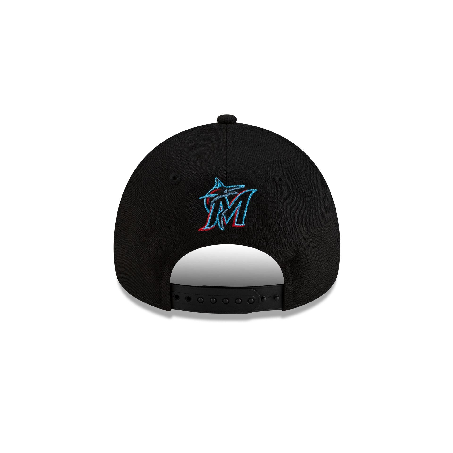 Hyperfly Katakana x Miami Marlins 9FORTY A-Frame Snapback Hat Male Product Image