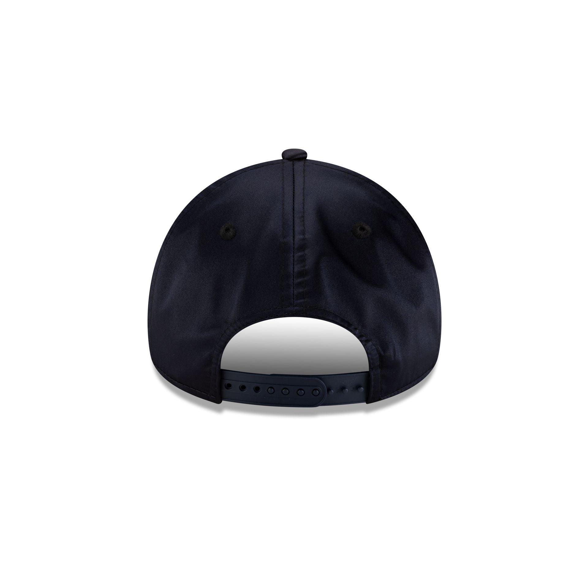Hub City Spartanburgers Navy Satin 9FORTY A-Frame Snapback Hat Male Product Image