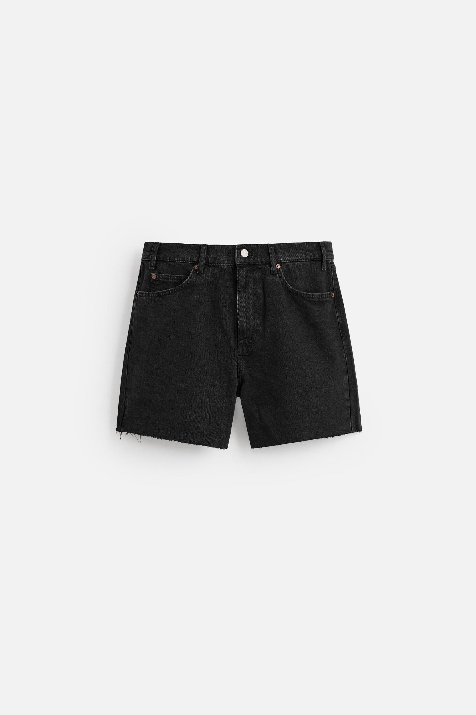 DENIM MINI SHORTS Product Image